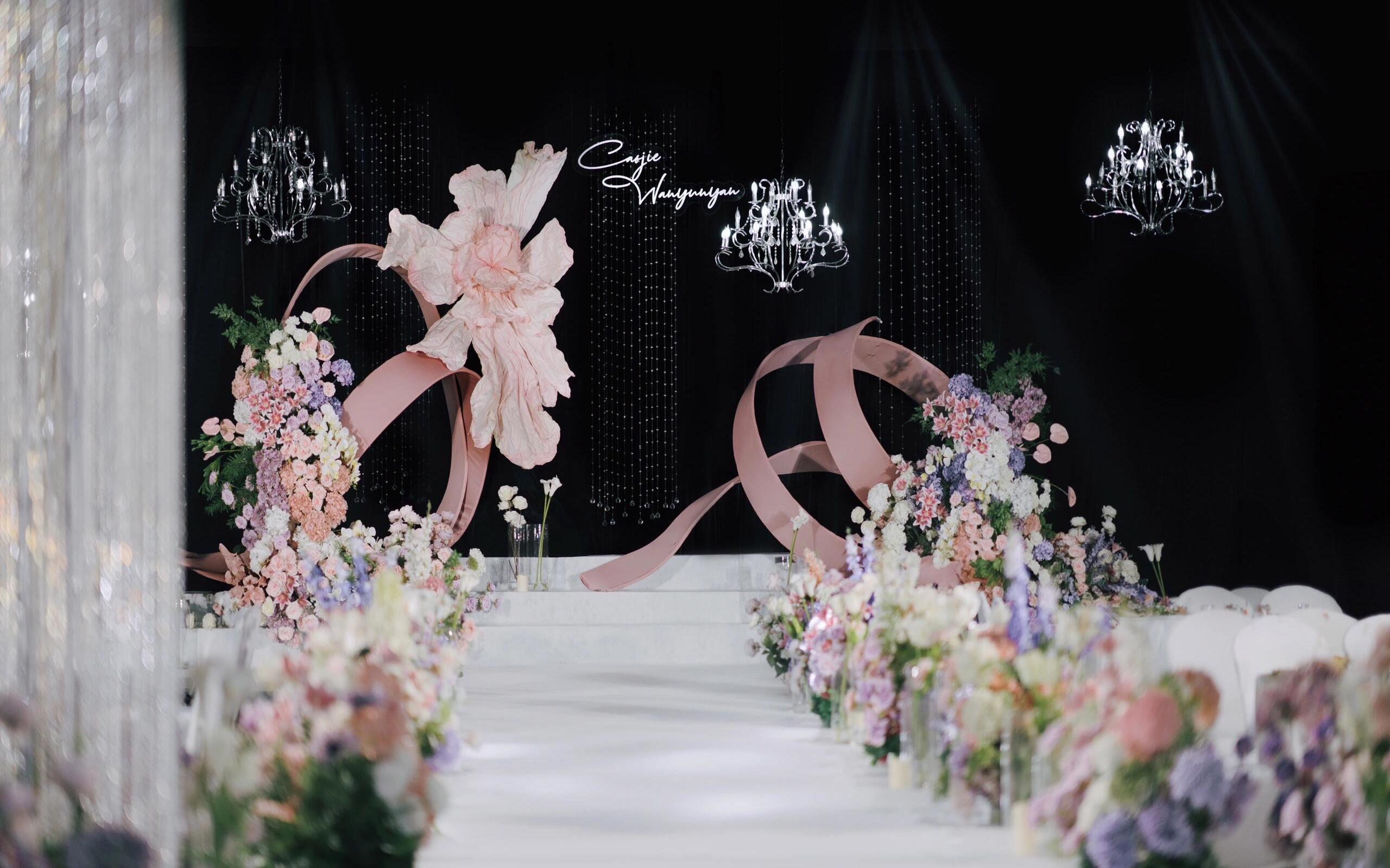 臻愛(ài)婚禮｜粉白系水晶婚禮