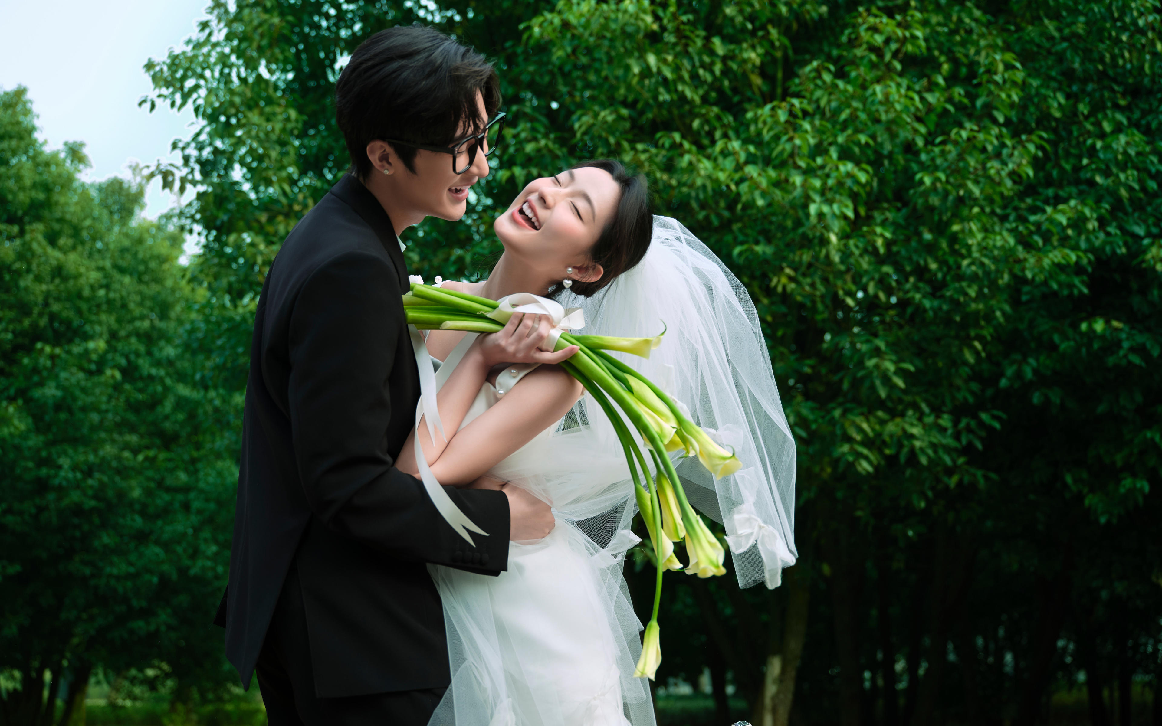 小清新森系婚纱照  太美啦！ 朋友圈全是赞！