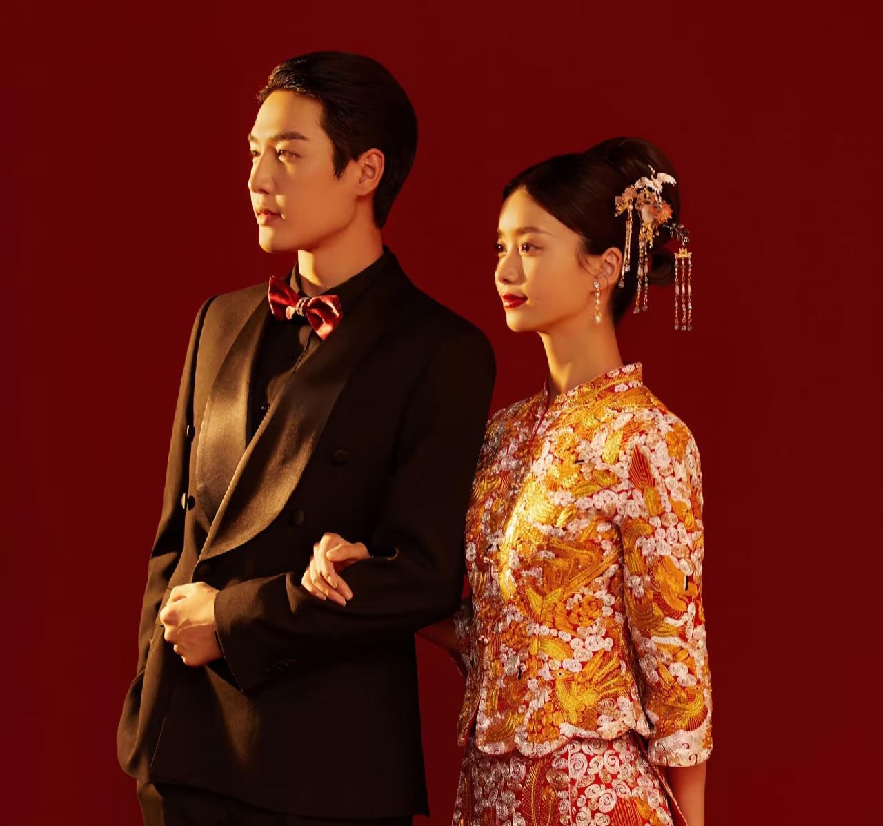 【優(yōu)格】中式浪漫美學！被長輩們夸贊的龍鳳褂婚紗照