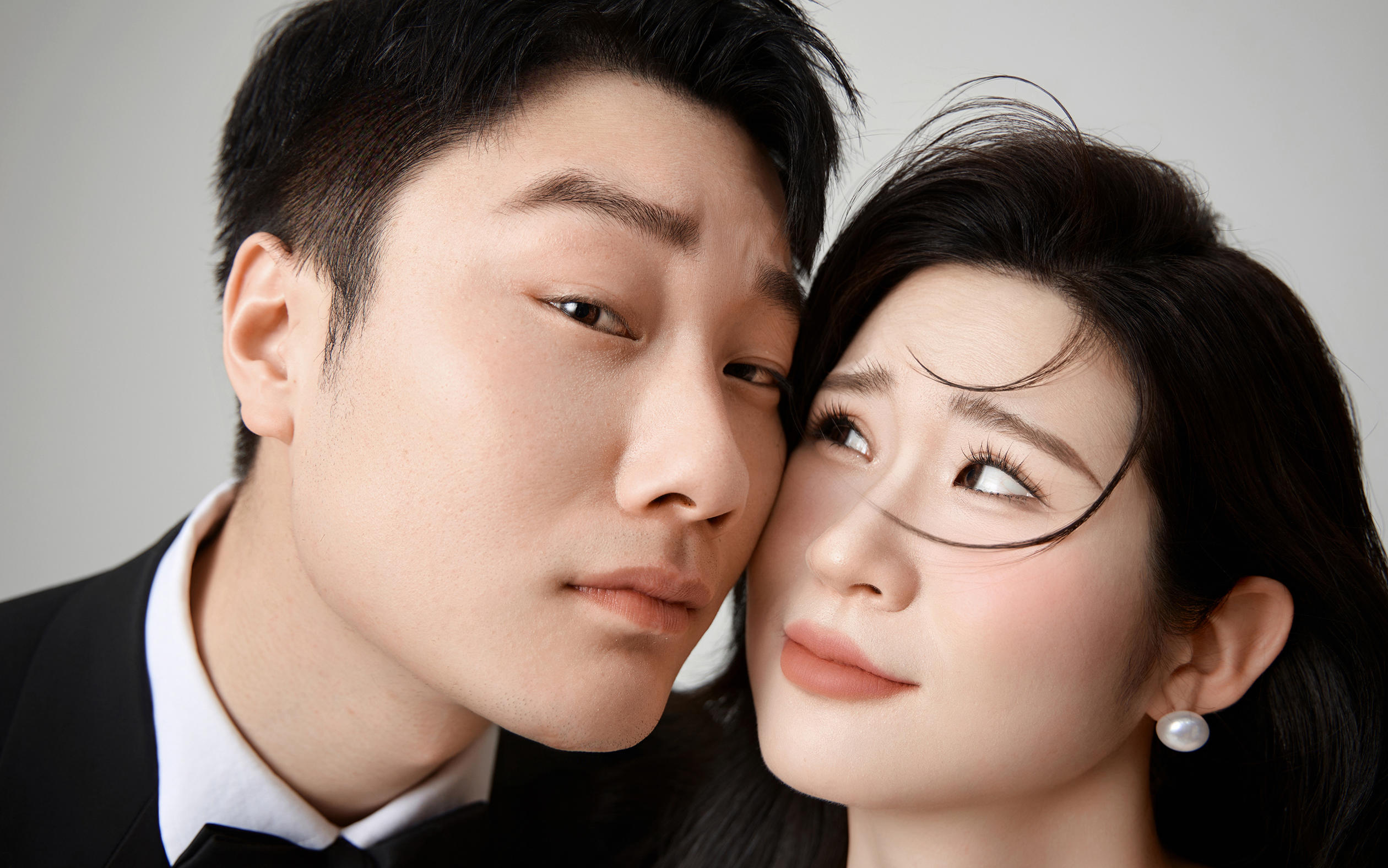 客片?韓系極簡婚紗照??甜美略帶俏皮的幸福感