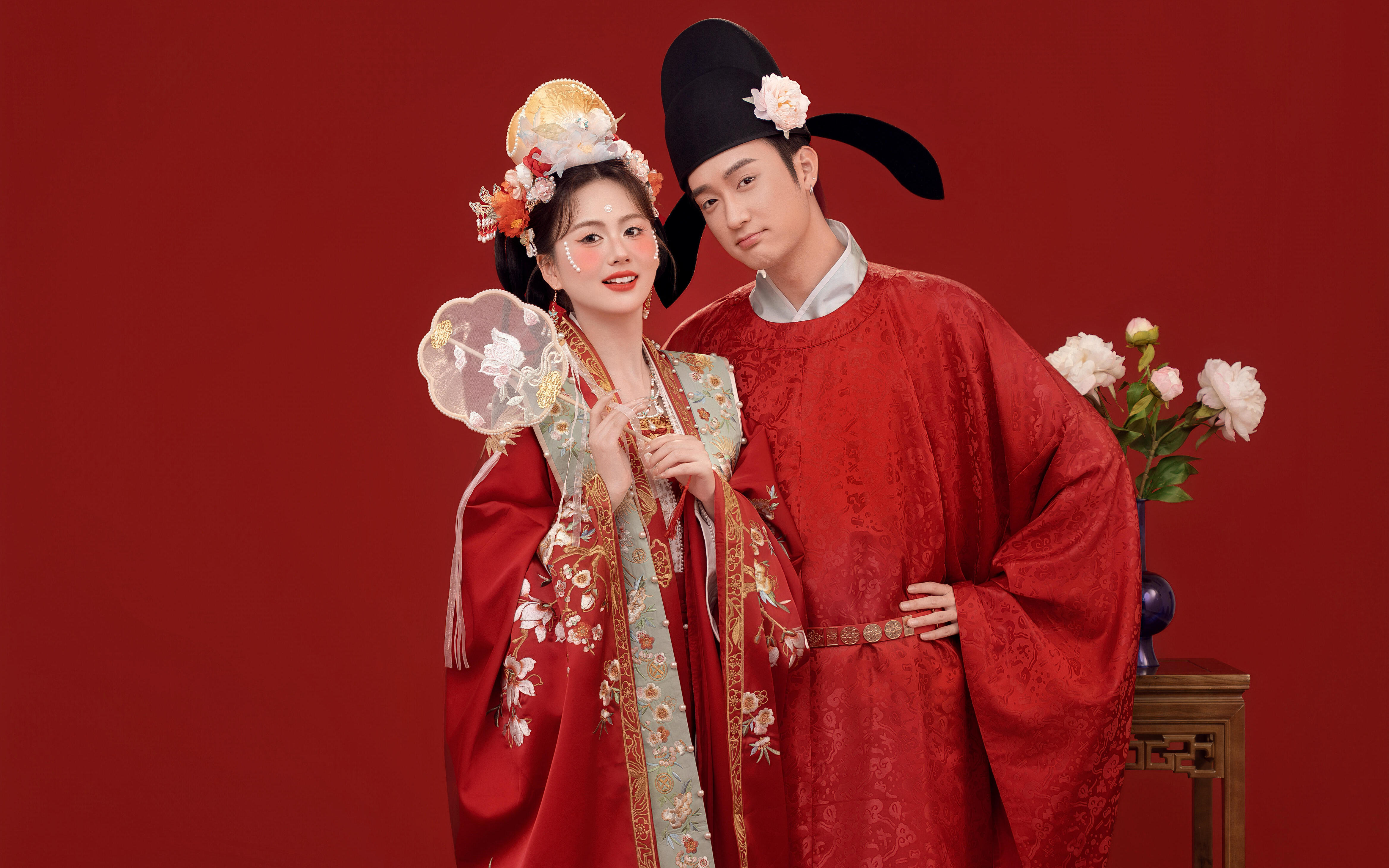 俏皮又喜慶的漢服婚紗照??真的甜到心坎上啦