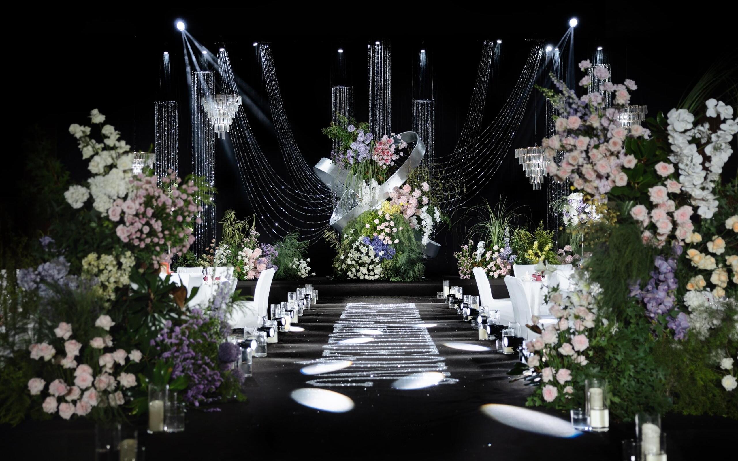 《琉光》清新治愈超自然风韩式水晶婚礼