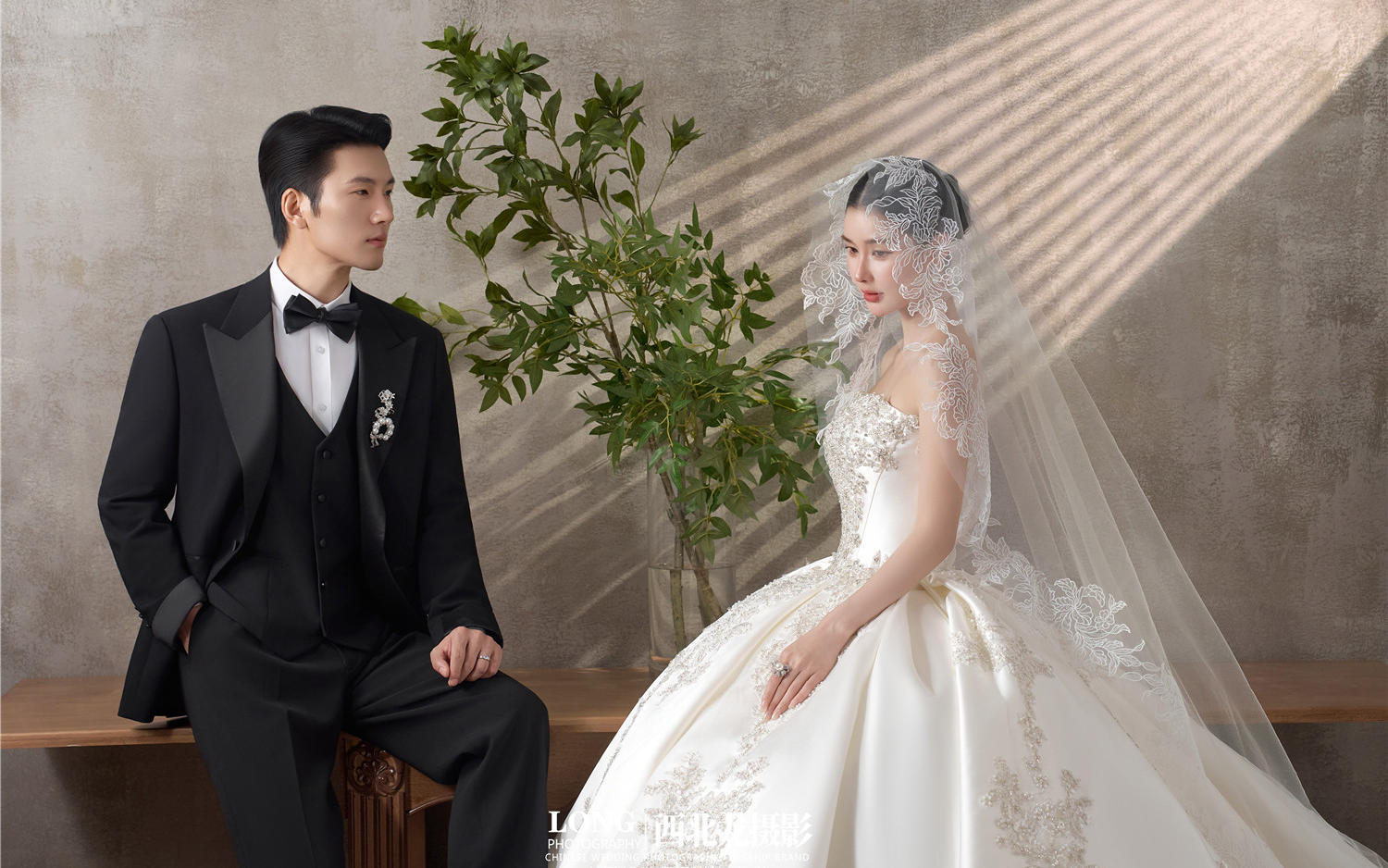 【西北龍攝影】小眾輕復古主紗婚紗照