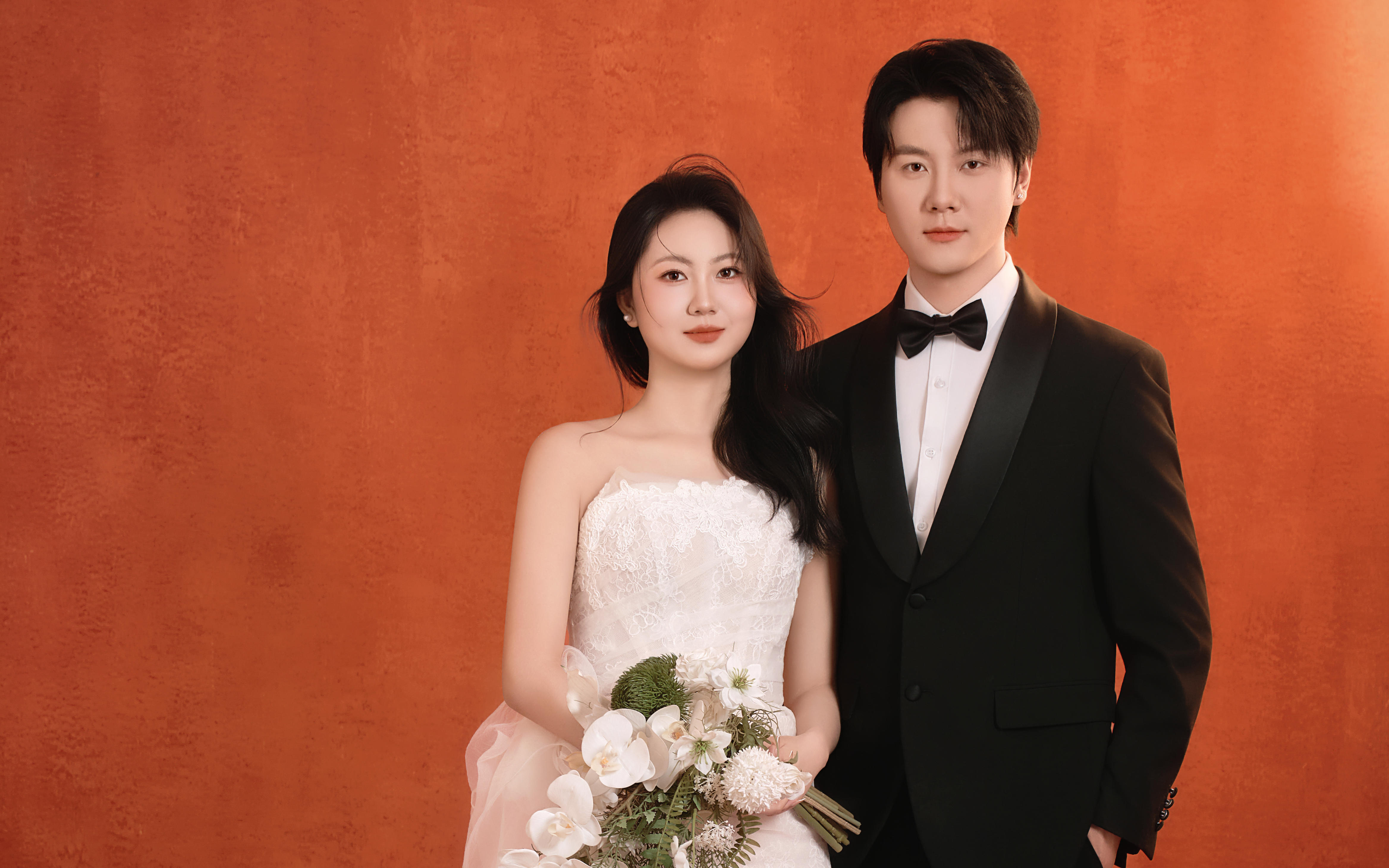 室内婚纱照一定要拍一套油画风