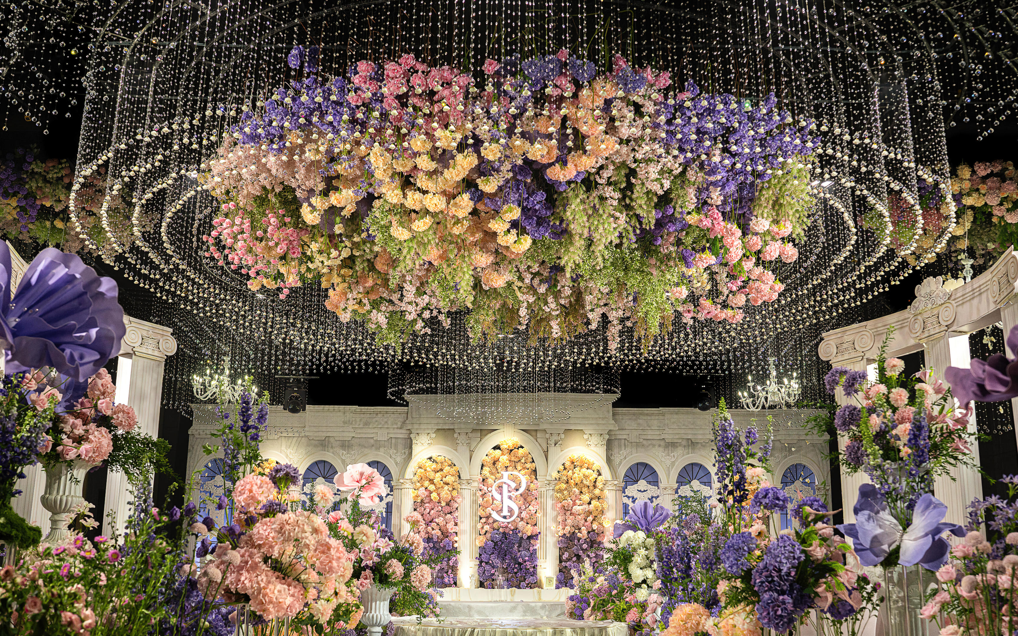 梦幻紫粉黄，水晶中的调色盘