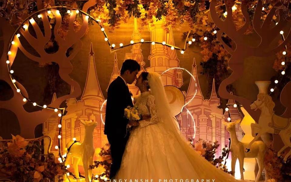 滨江酒店迪斯尼风格定制婚礼
