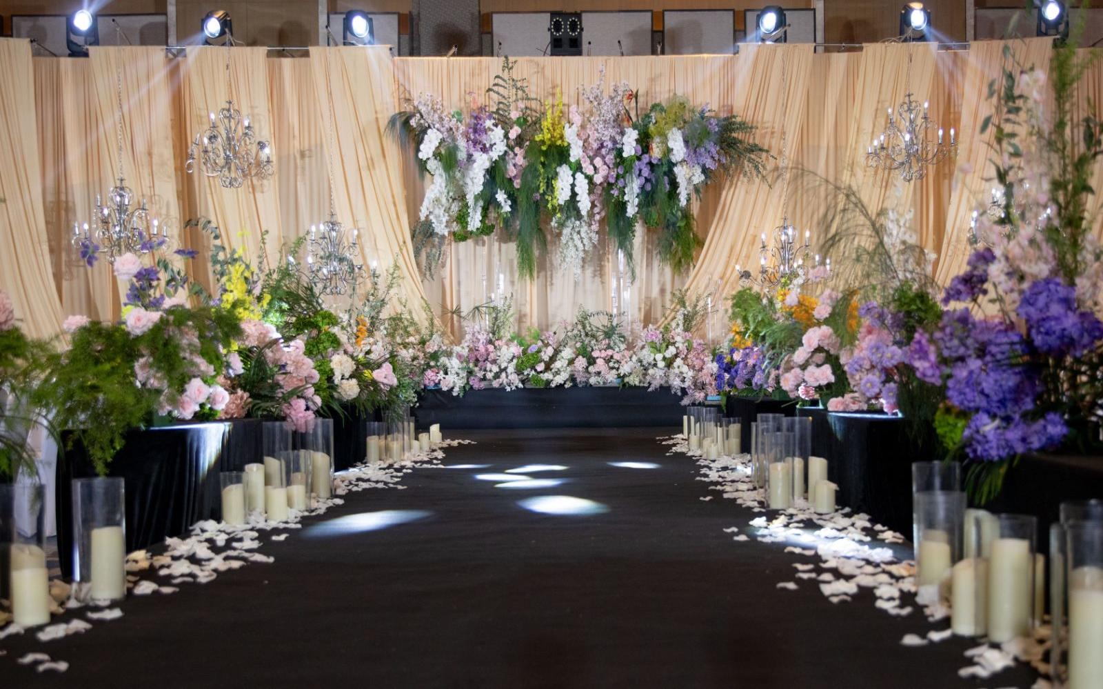 溫柔的香檳色布幔婚禮丨簡(jiǎn)約 不止浪漫