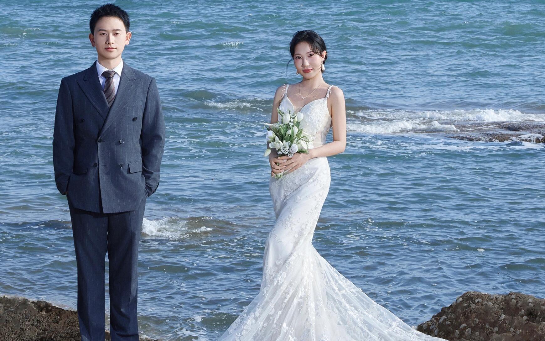 海景婚紗照幾乎是全程震撼的美