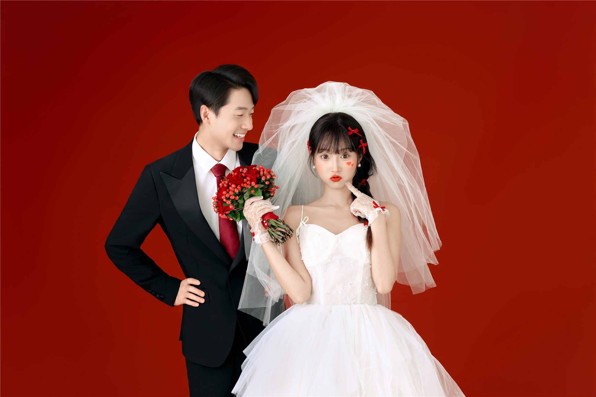 父母喜歡的新中式婚紗照??！喜慶又浪漫~