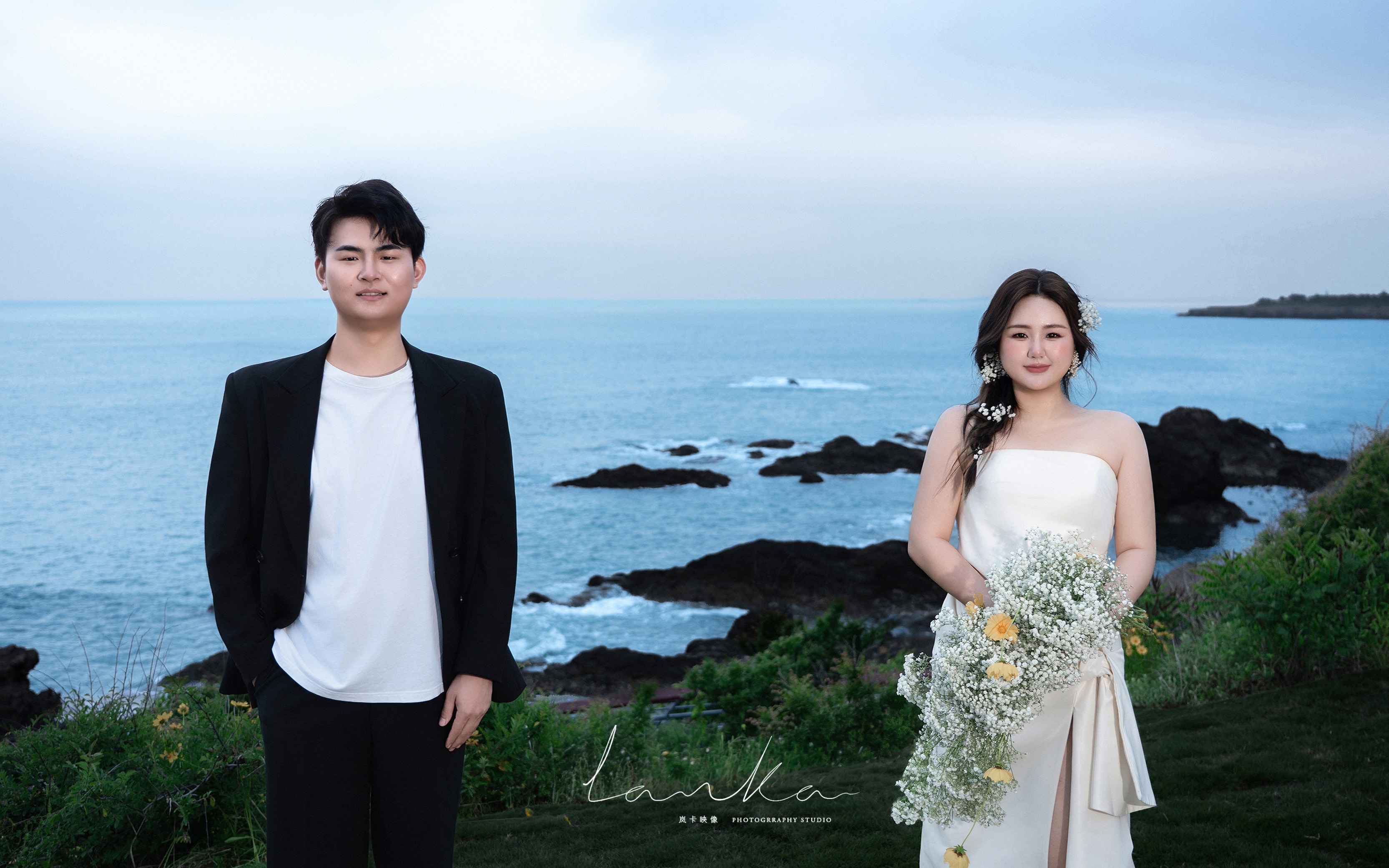 【岚卡映像】海边礁石婚纱照