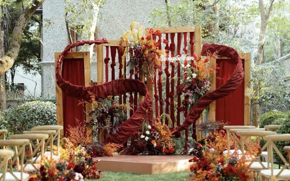 喜橙|红色复古主题婚礼