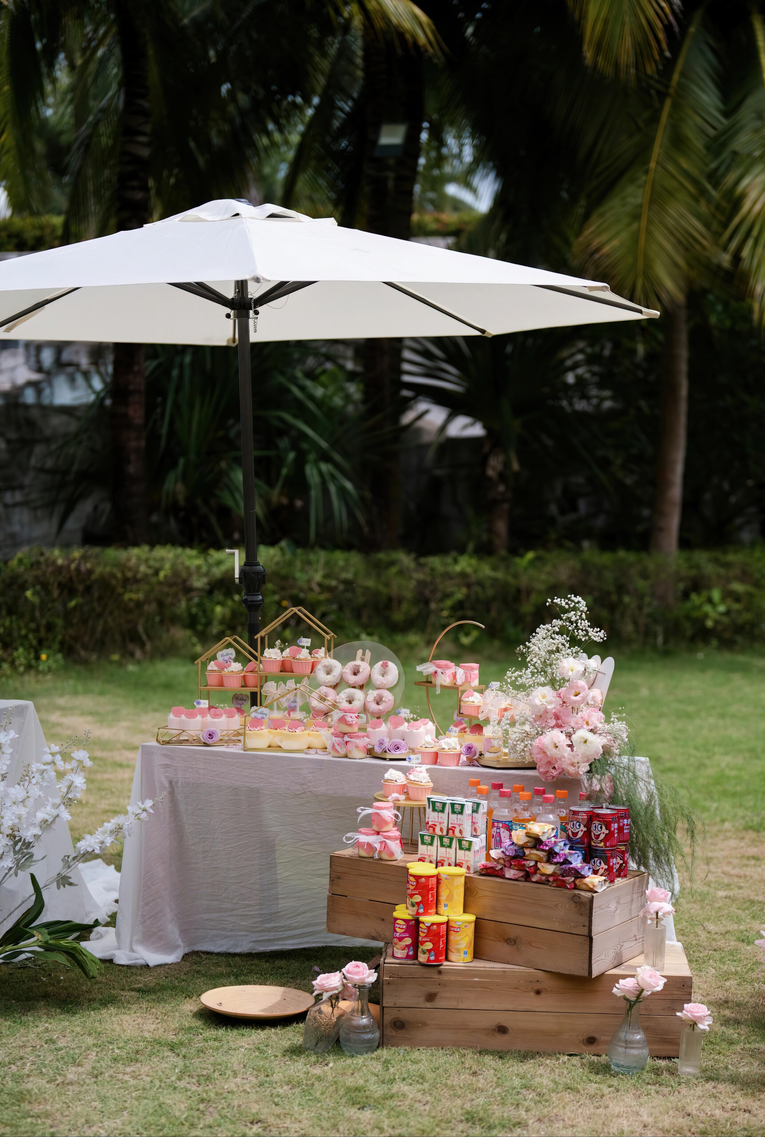 《花影》户外粉紫色婚礼