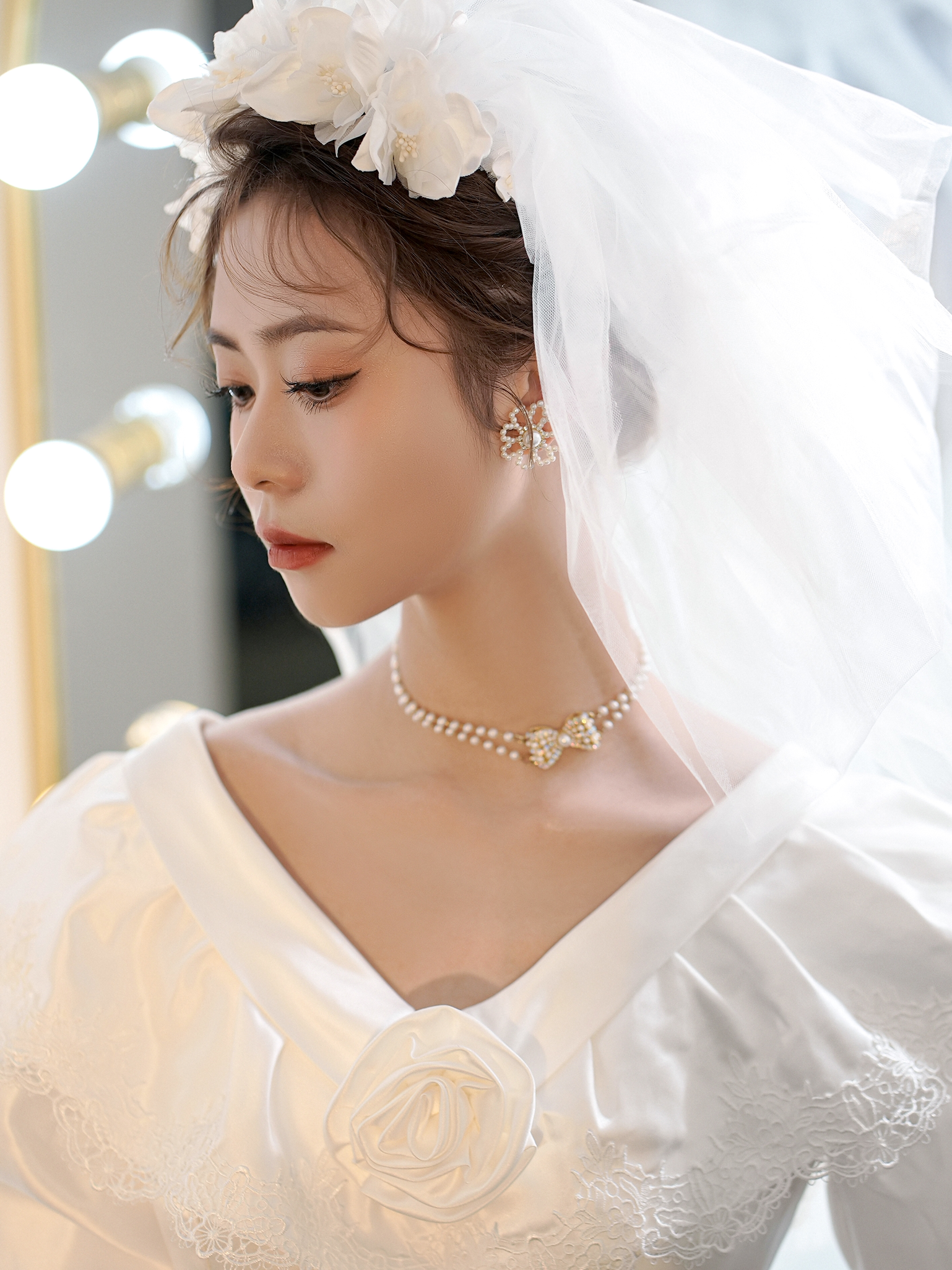 新娘轻复古造型