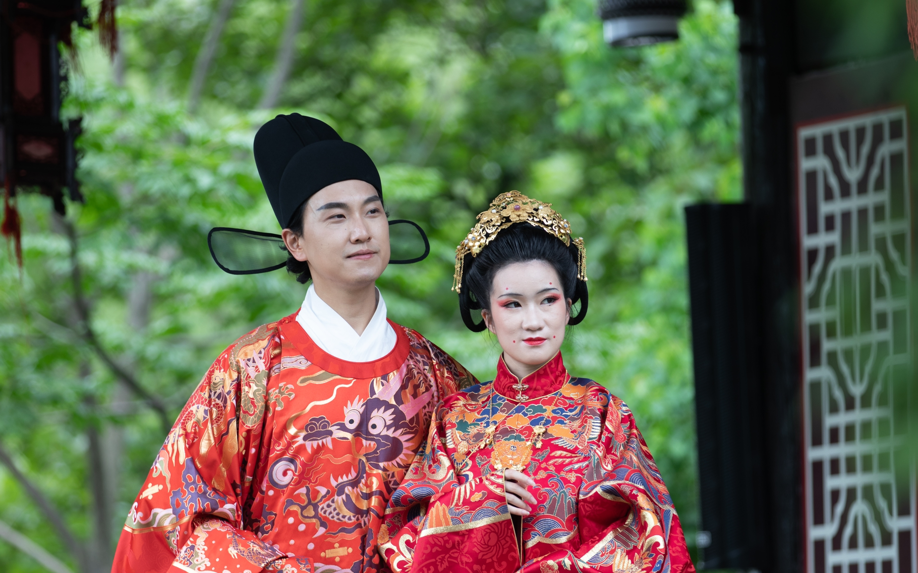 乾塘墨府汉婚大典复原明制大婚「春季有喜」