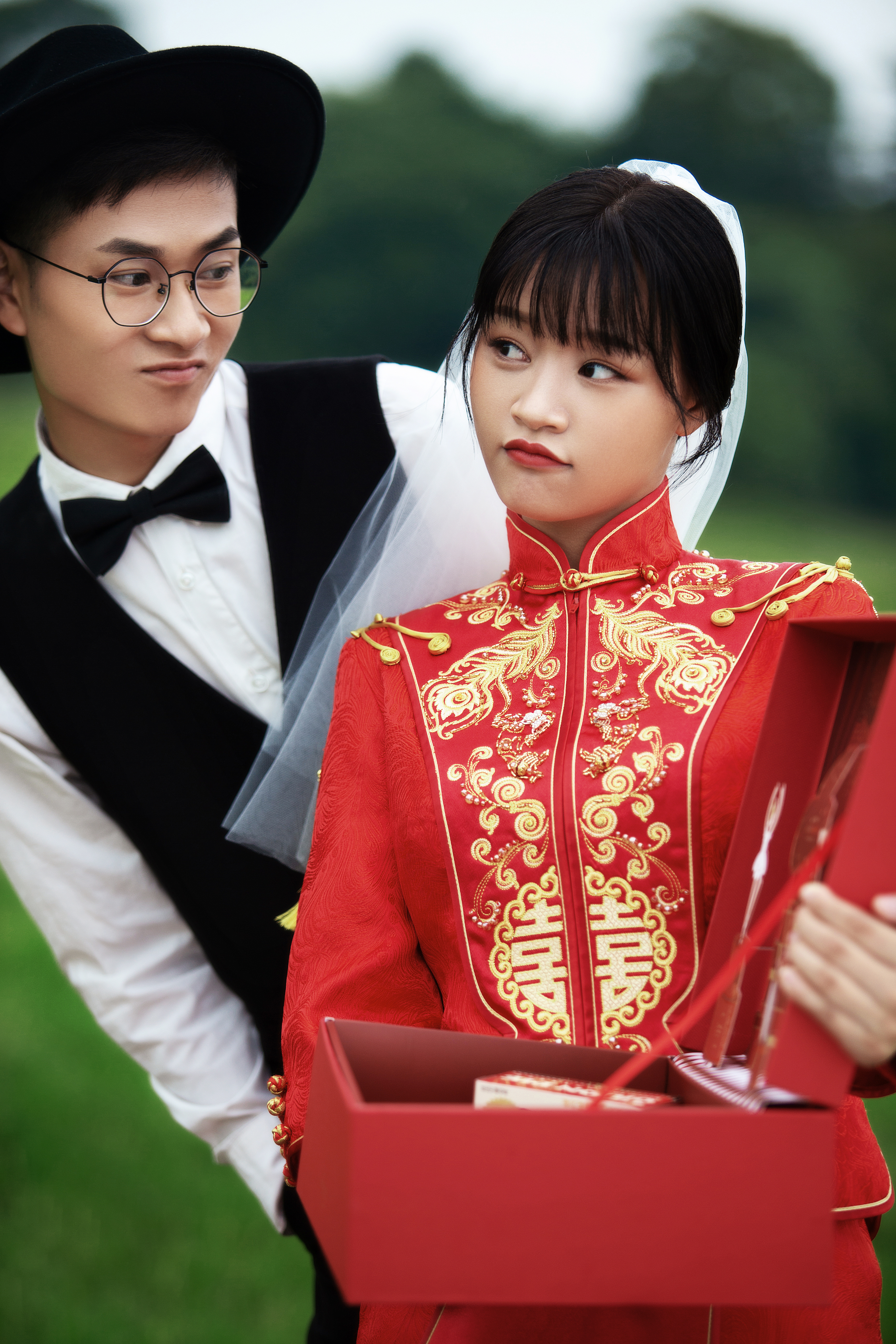 蝴蝶树婚纱摄影客片/俏皮秀禾