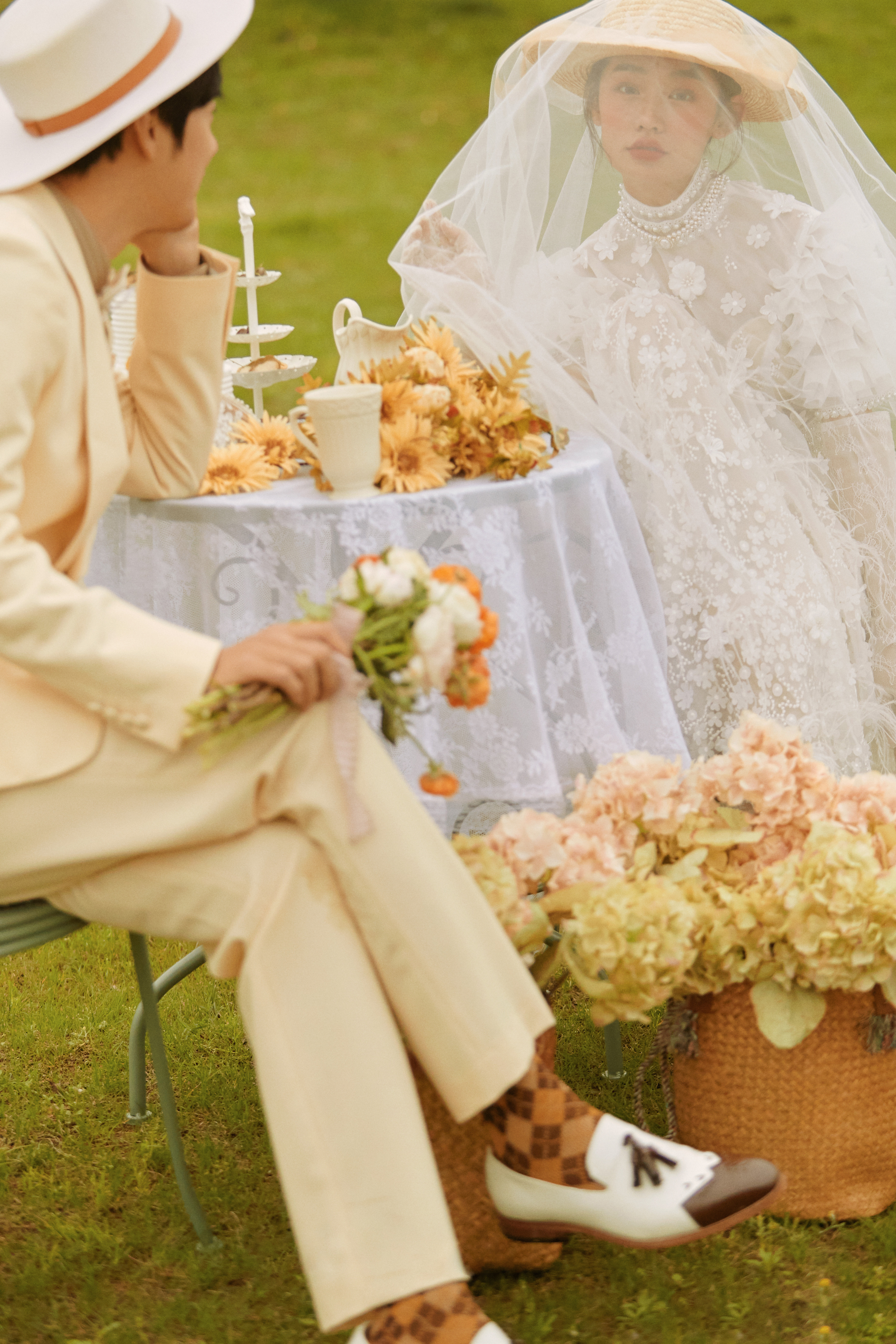 送全新婚纱一套+精修46张