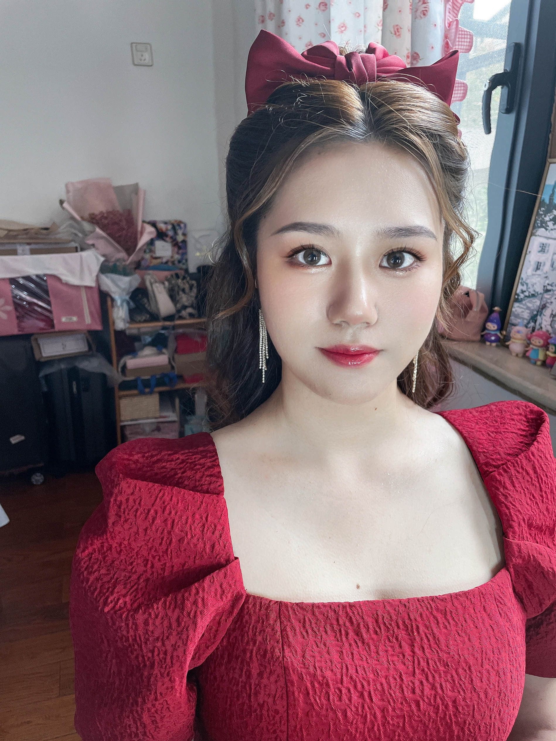理想中的敬酒服造型