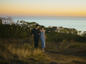 莫兰迪色系的海景夕阳婚纱照，幸福感爆棚啦！