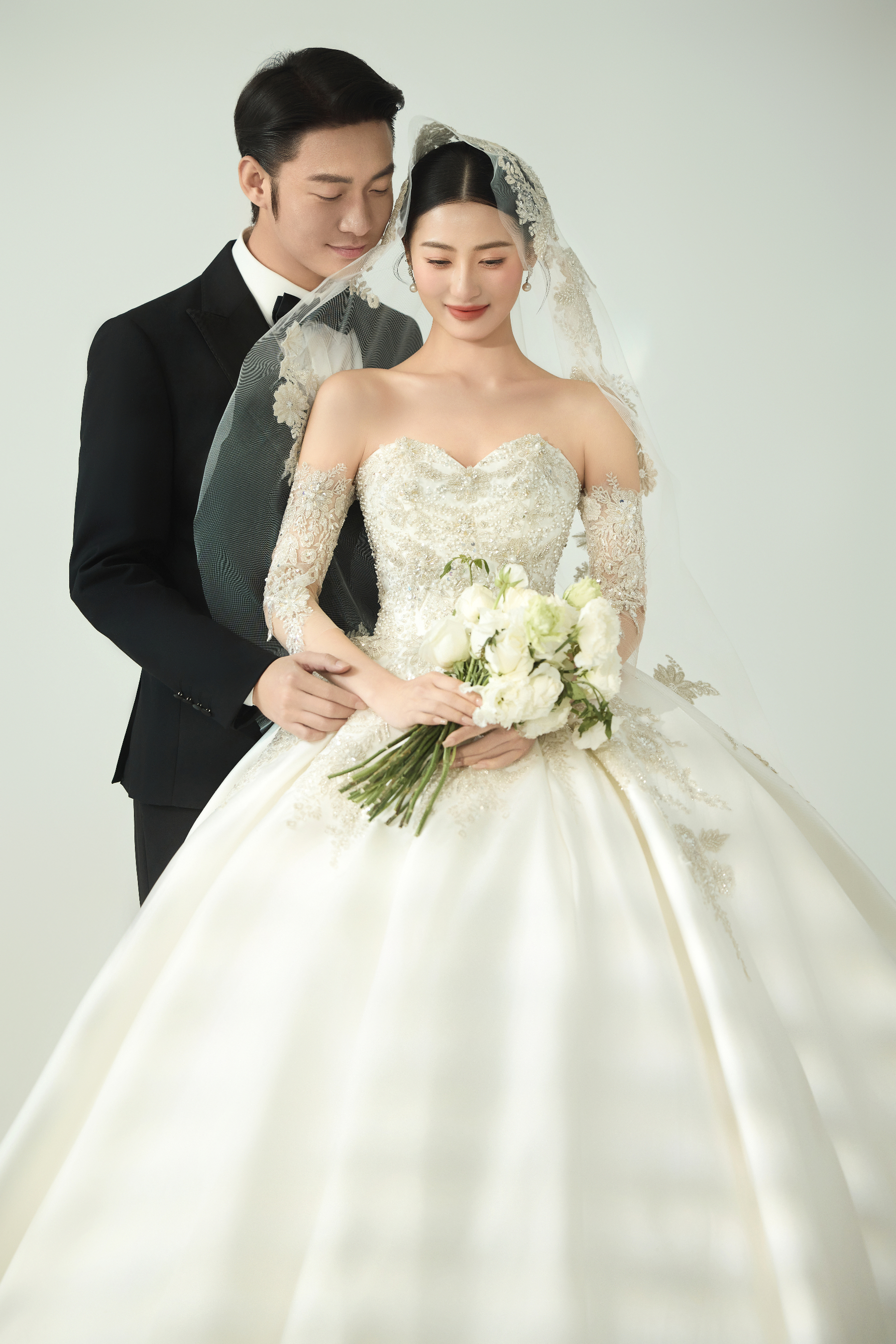 临沂工作室|中式清新法式赫本风|婚照高端摄影