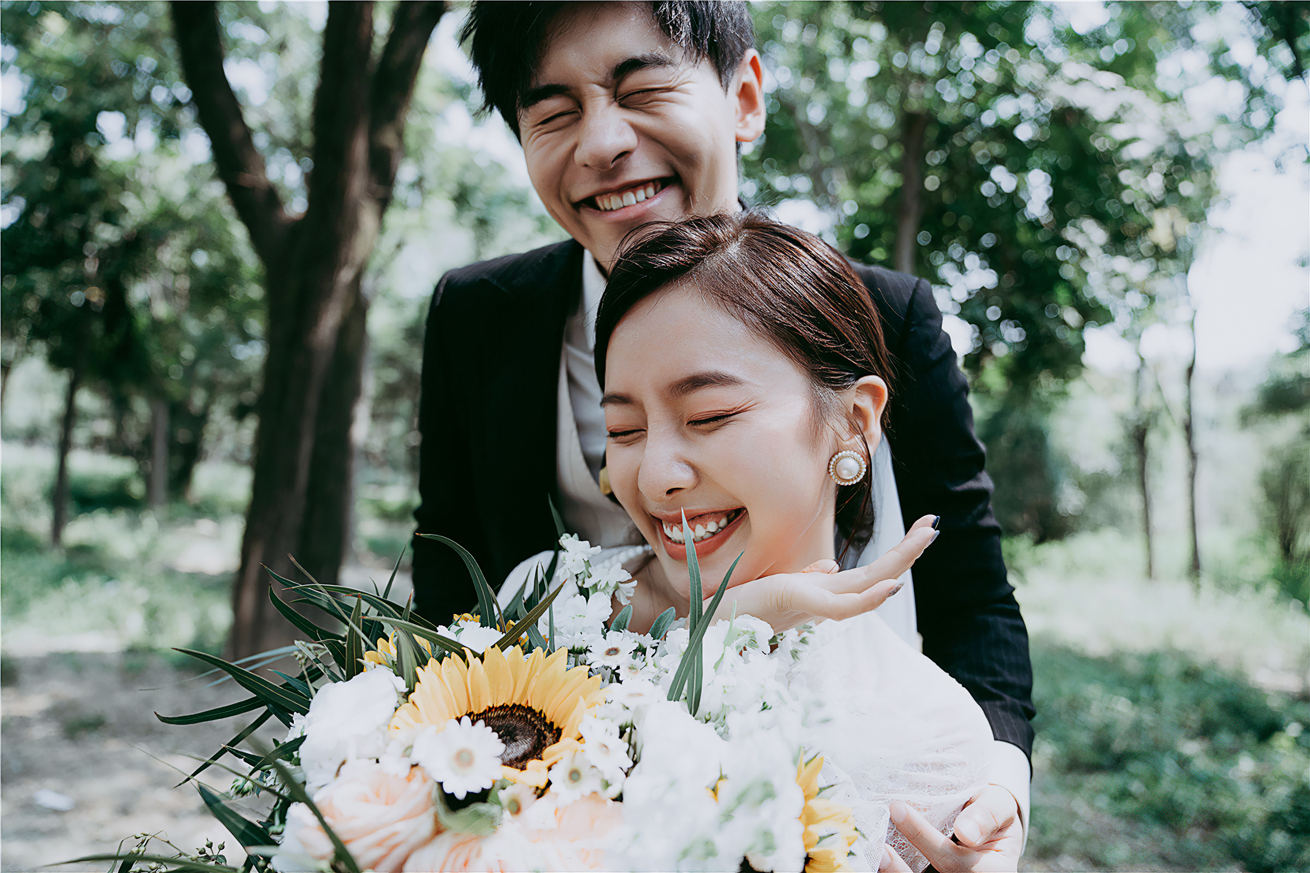 简约婚纱照；轻欧高定；自然森系