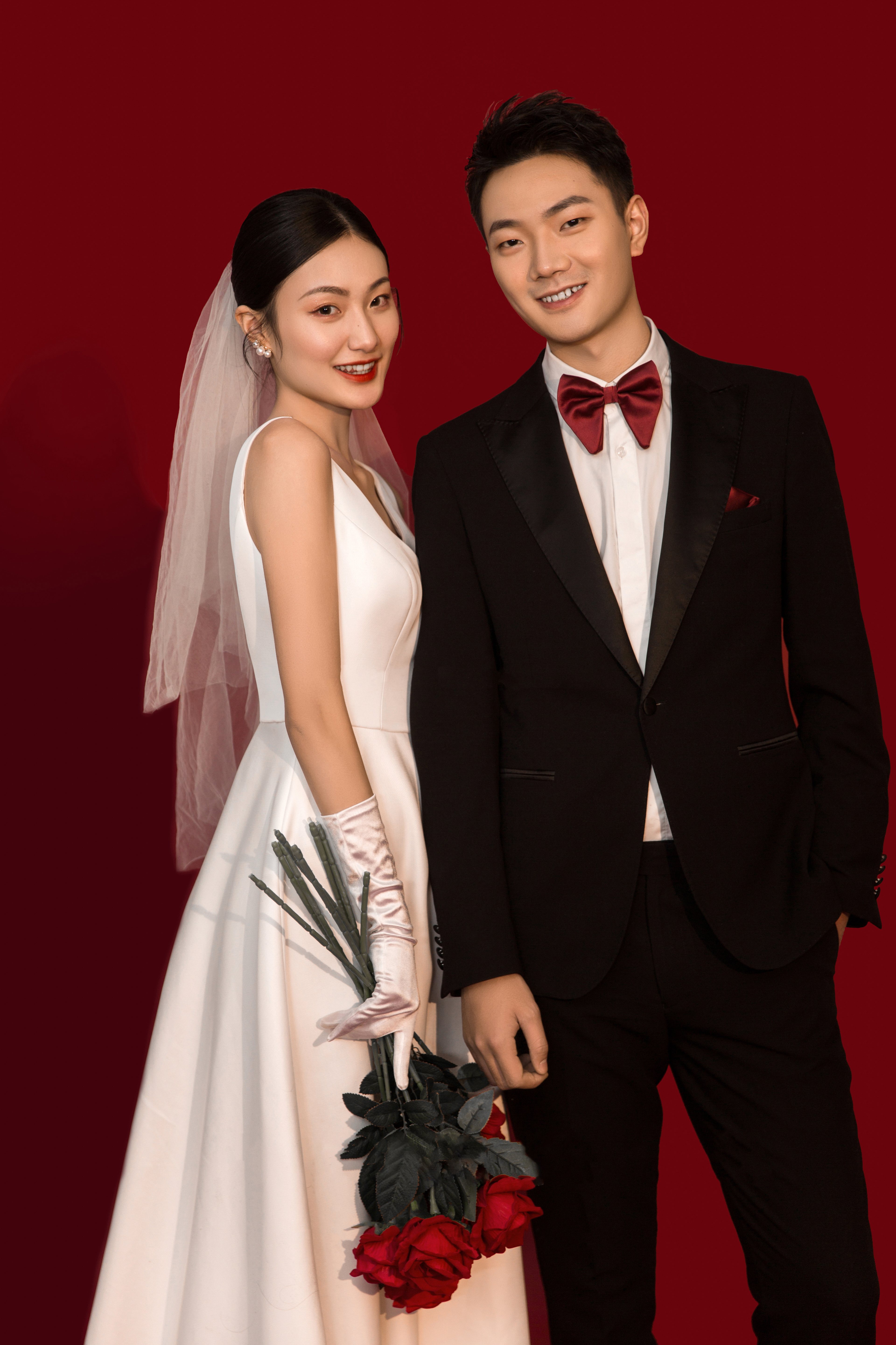 送全新婚纱一套+精修52