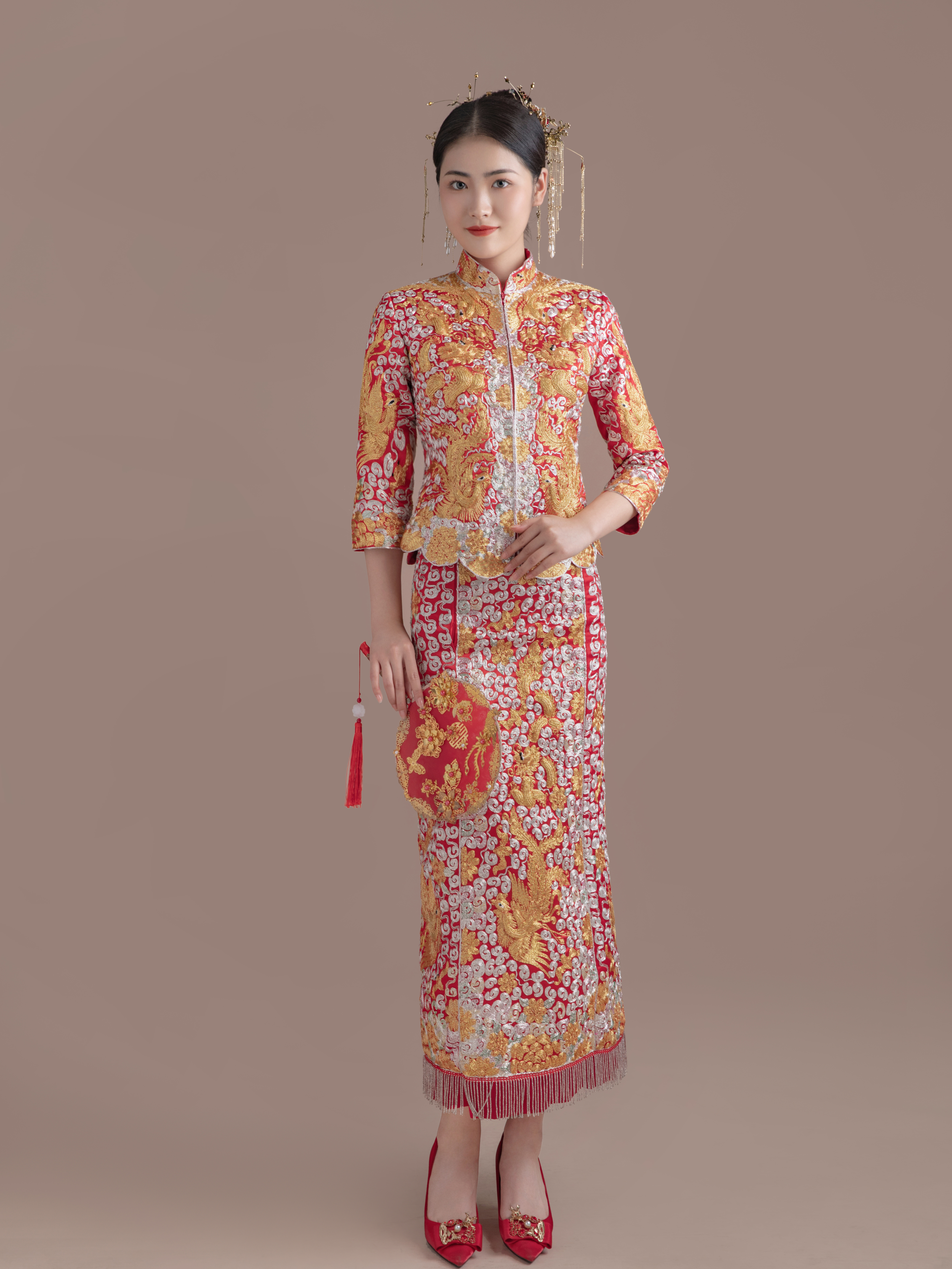 高定套系|定制拖尾婚纱套餐