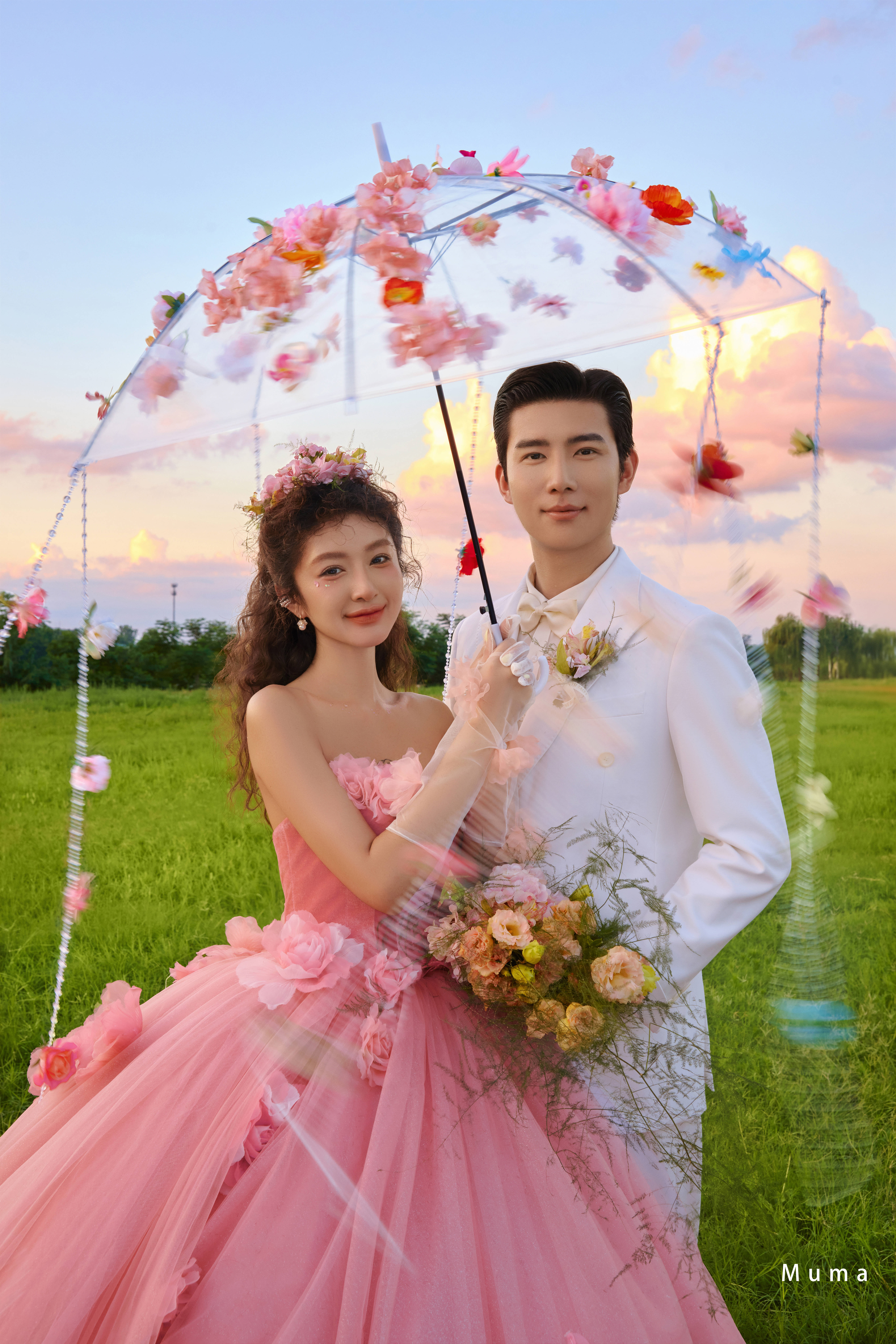 滨州摄影店|中式清新法式赫本风|婚照高端摄影