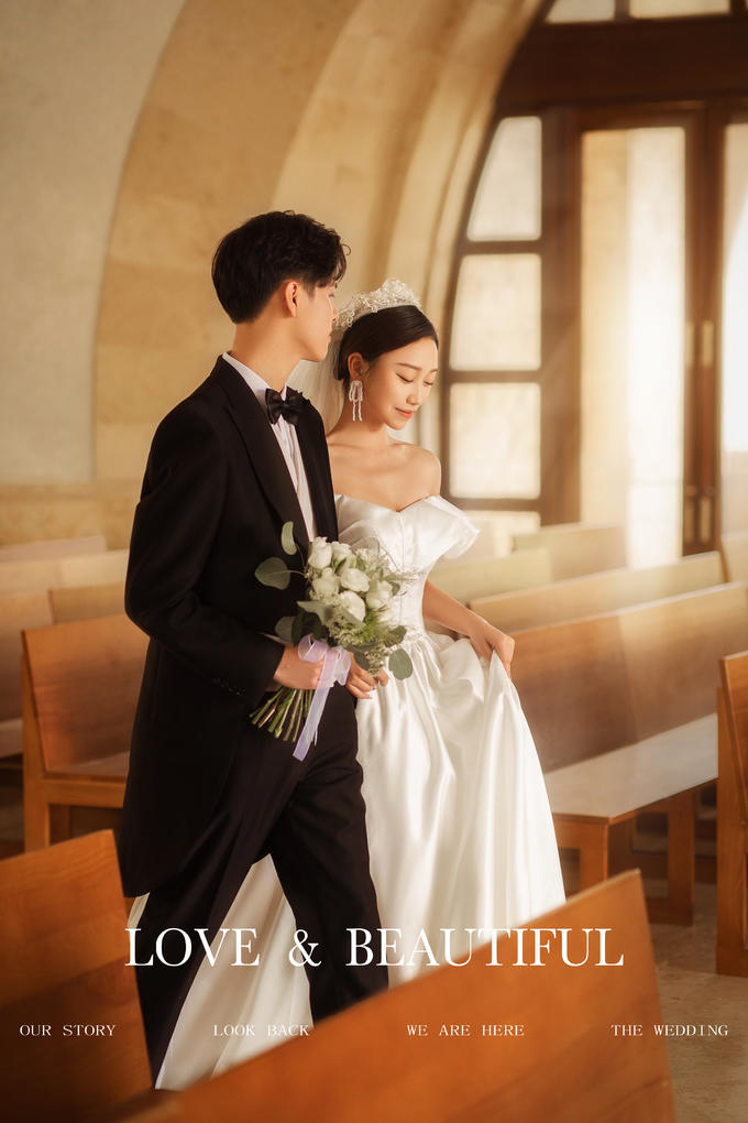 【婚纱摄影】10套服装||花海城堡||光影