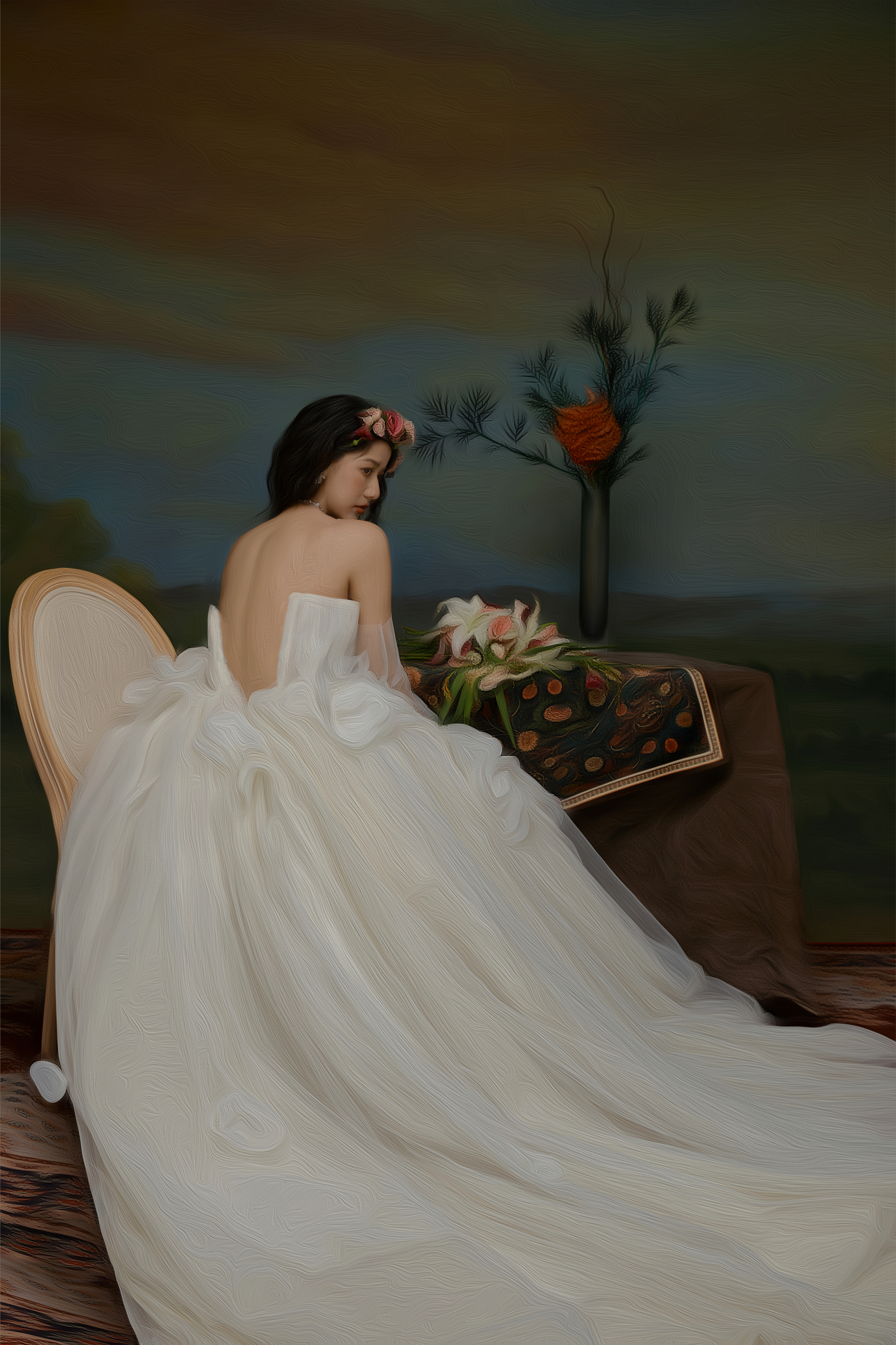 仪式感与艺术的结合婚纱照