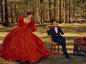 【法式印象】玫瑰般热烈🌹欧式复古红裙婚纱照