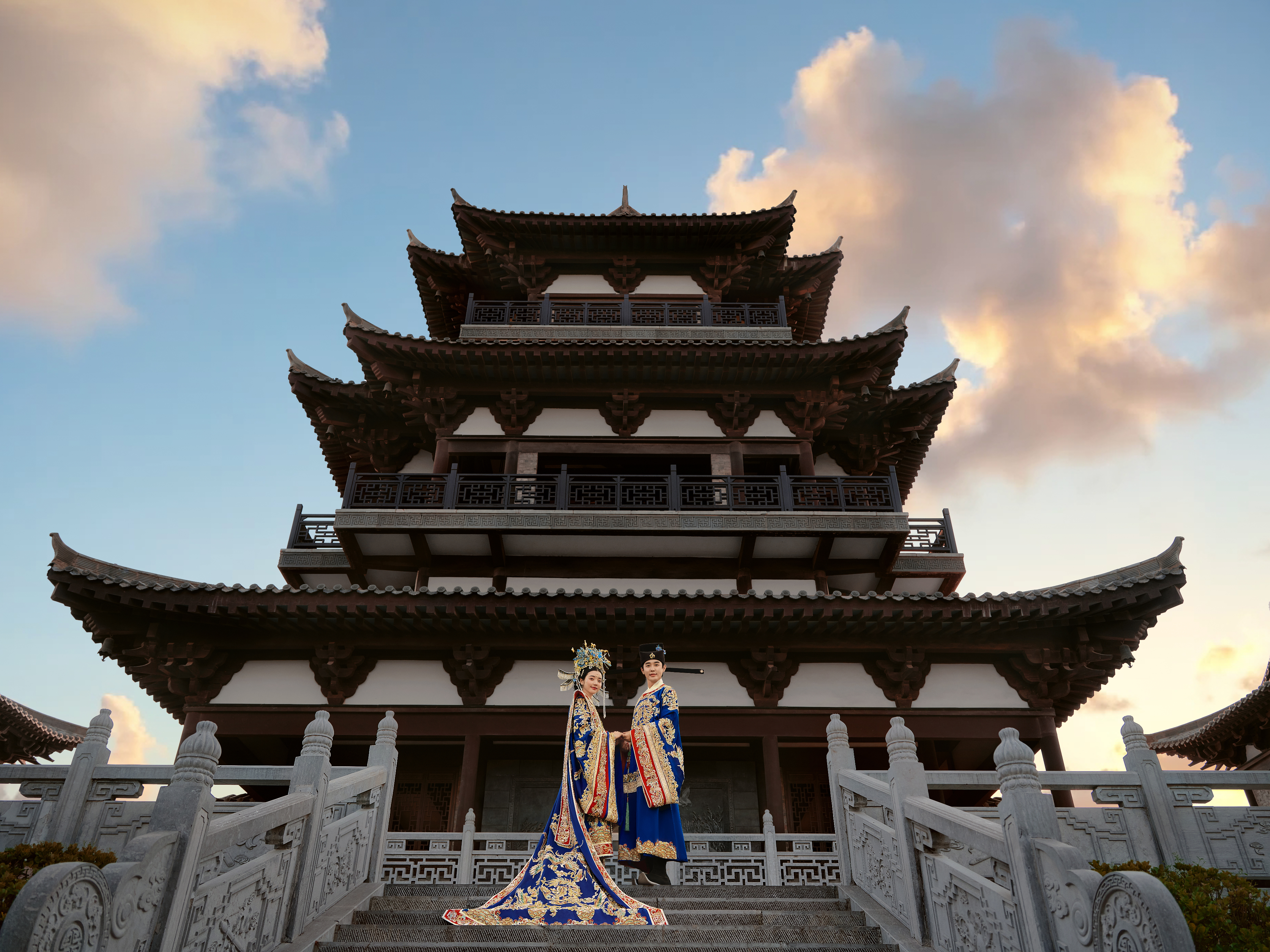 【结婚必拍】经典中国风明星婚纱照