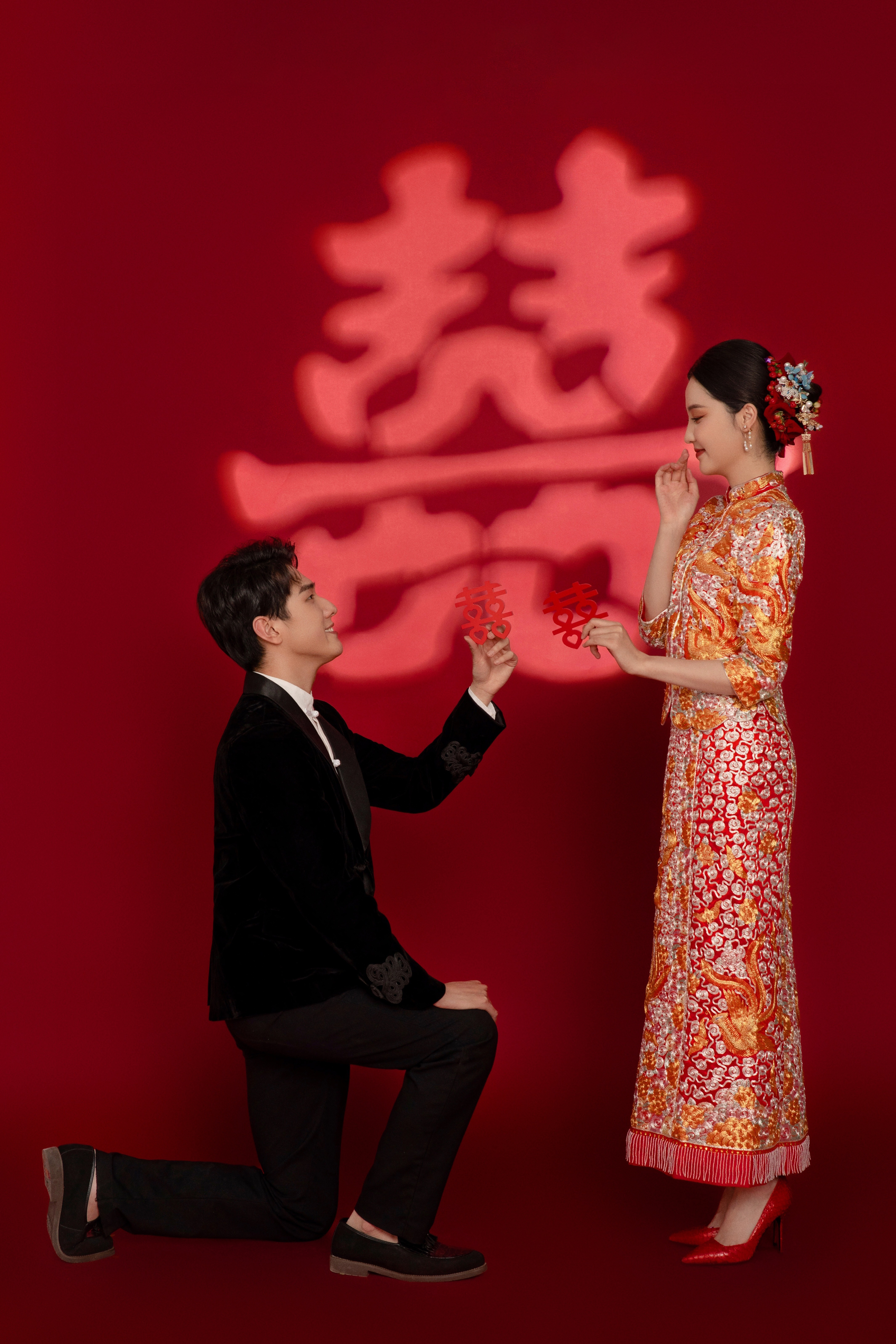 婚纱照+婚礼服务