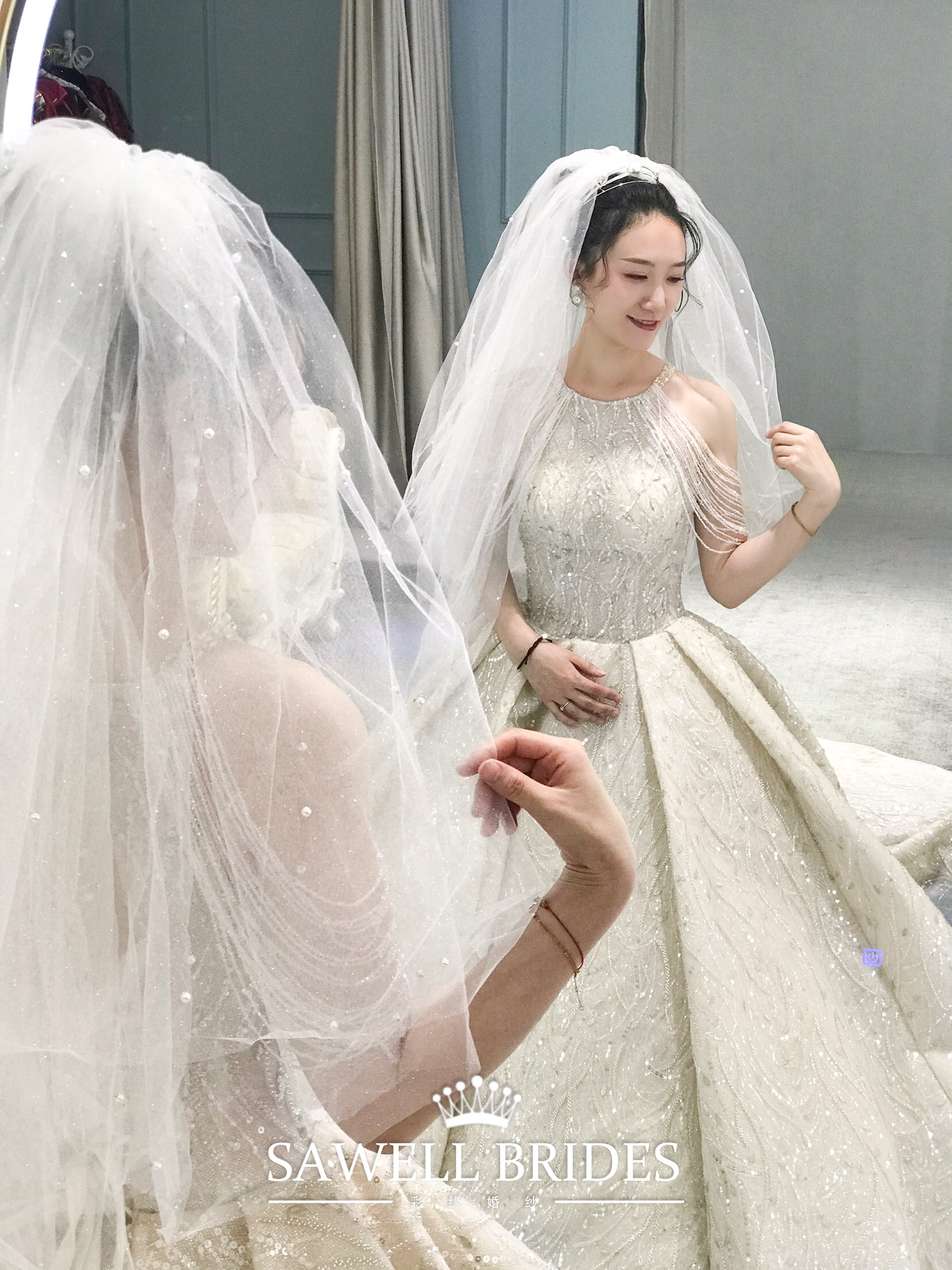 彩緣婚紗超值3套婚紗套選 送伴娘服