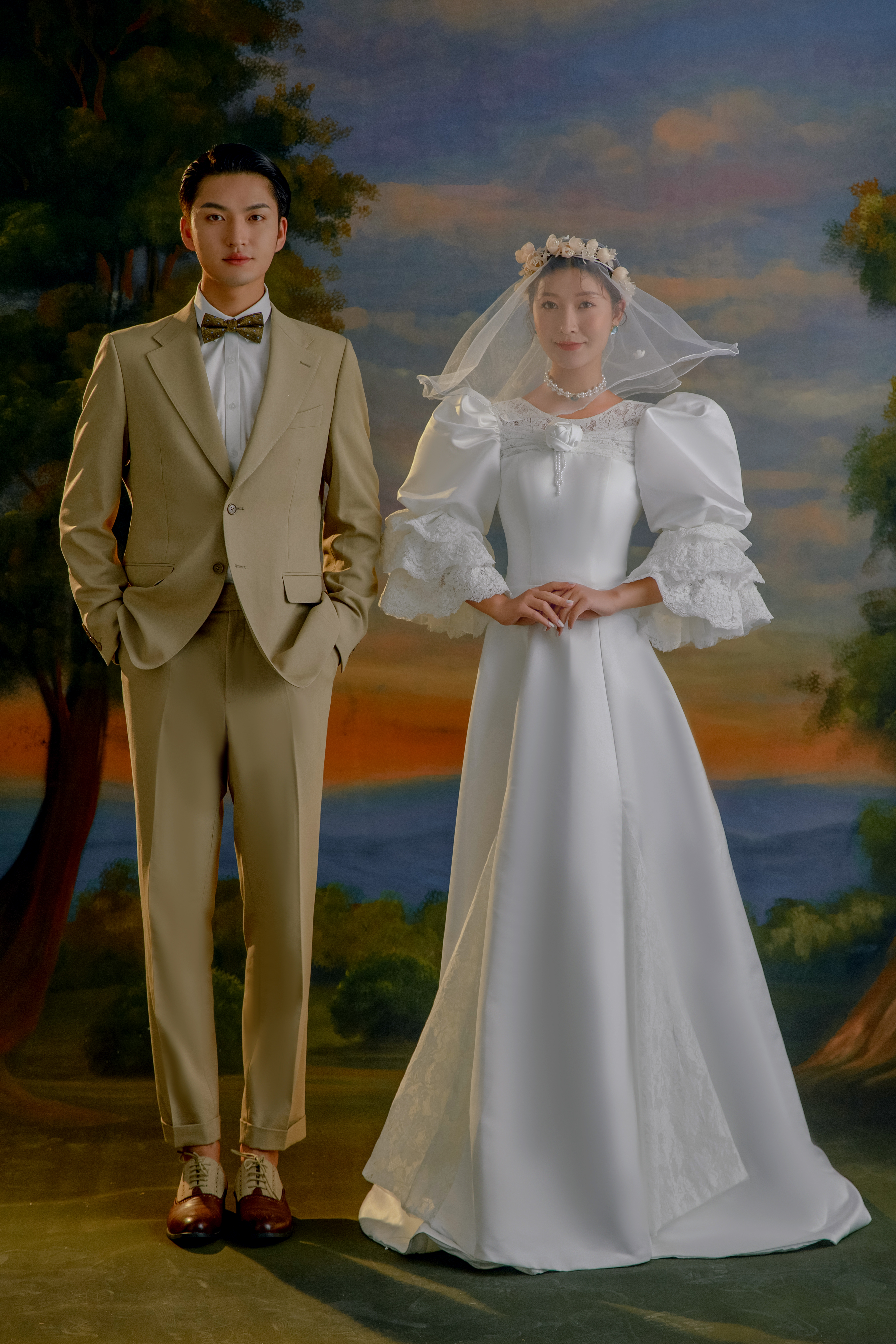 電影感復(fù)古港風(fēng)婚紗照