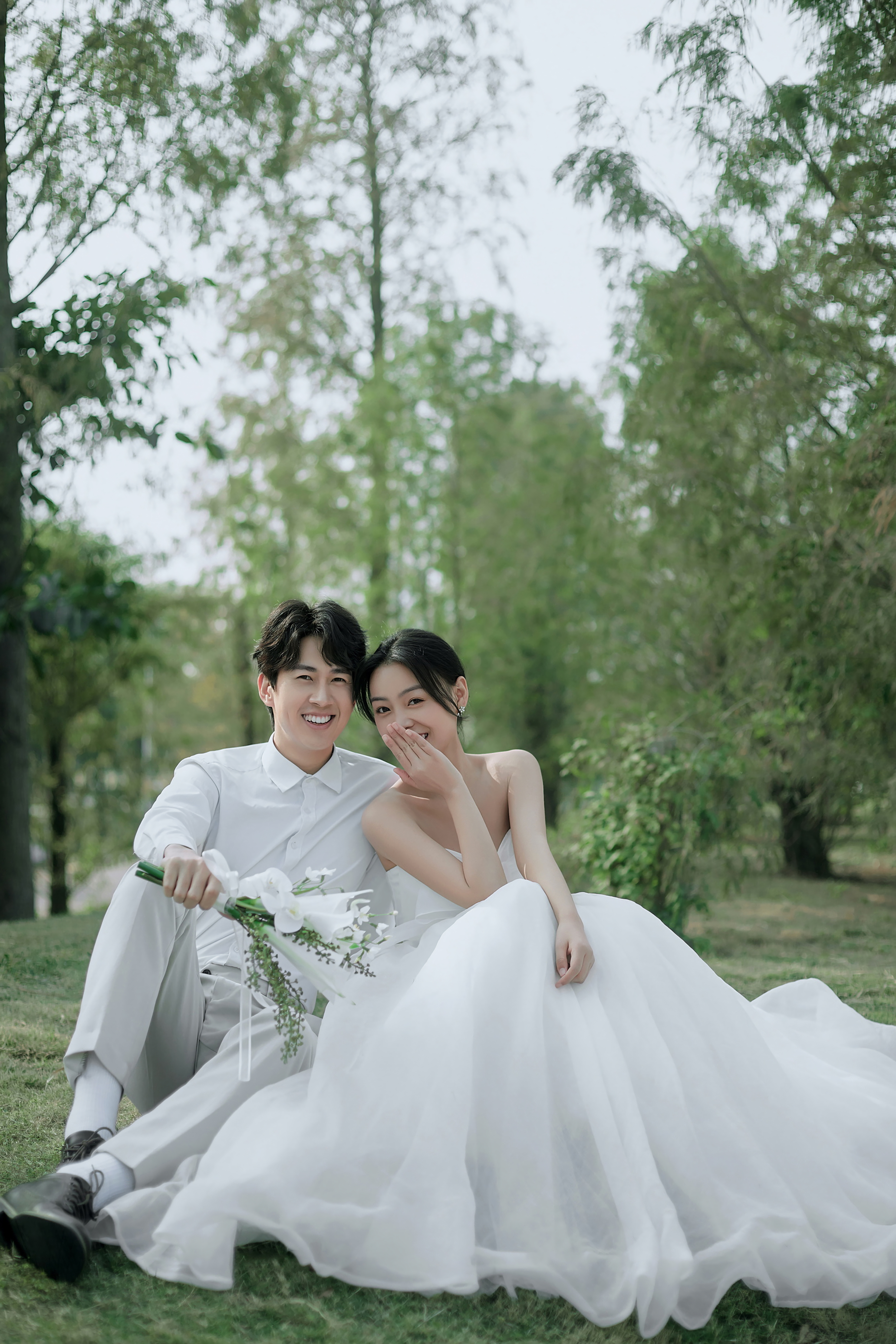 小仙女都在拍的浪漫森系婚纱照