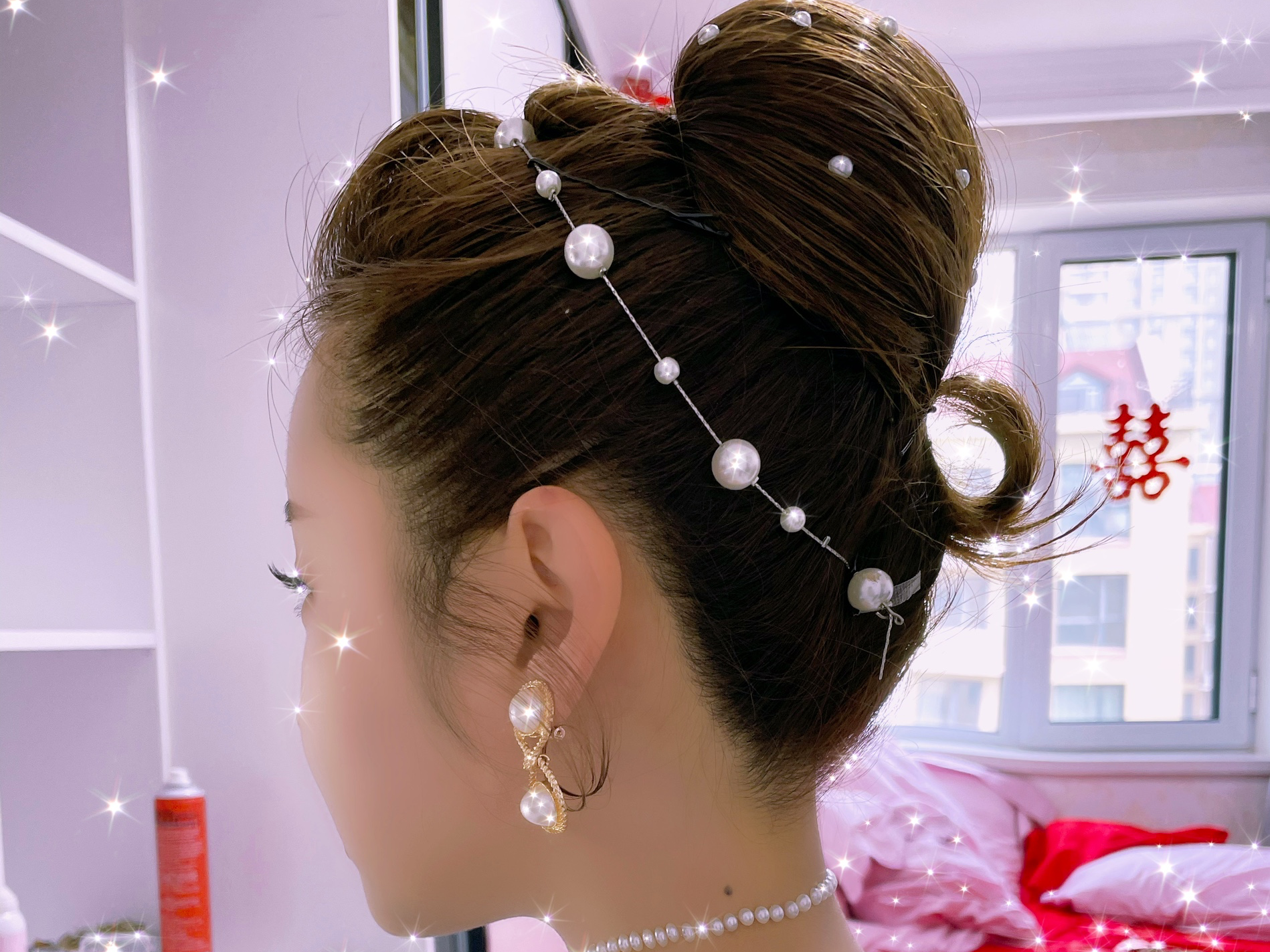 新娘回门妆+新郎妆面造型