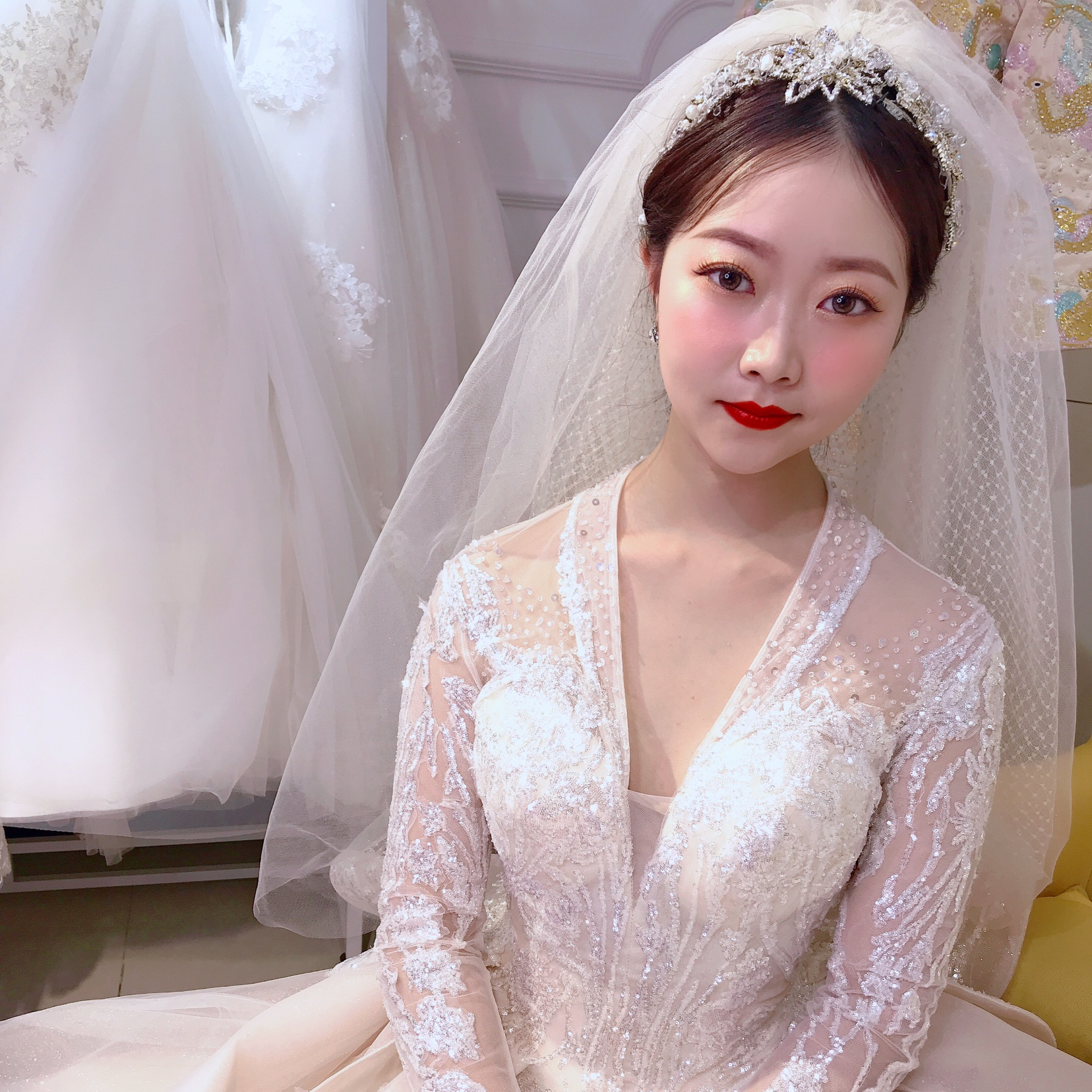 试妆作品分享  喜欢的准新娘们可参考关注哦