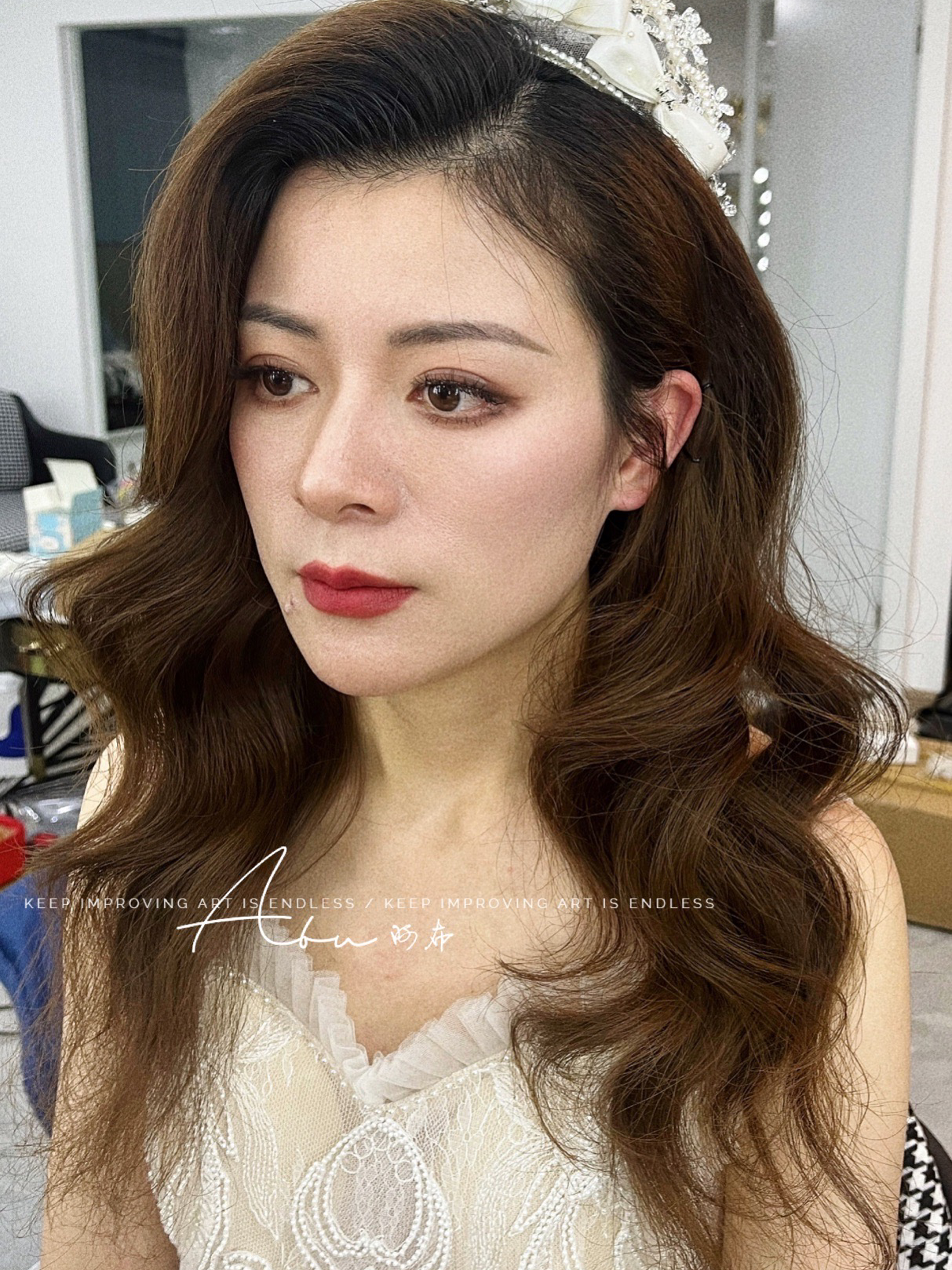 #成都新娘跟妆#成都新娘试妆#仪式造型