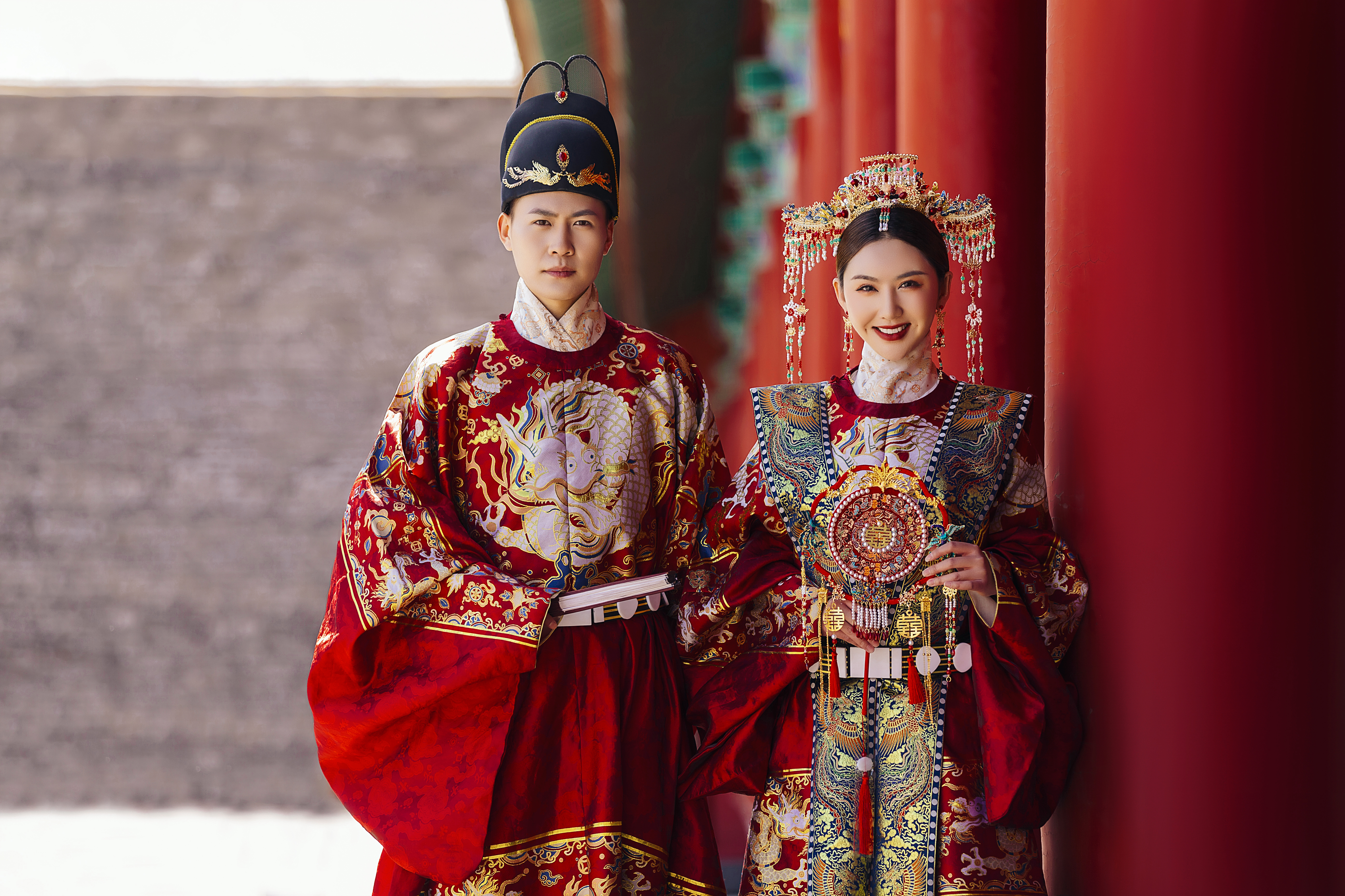 北京&故宫&明制汉服 +北京婚纱照