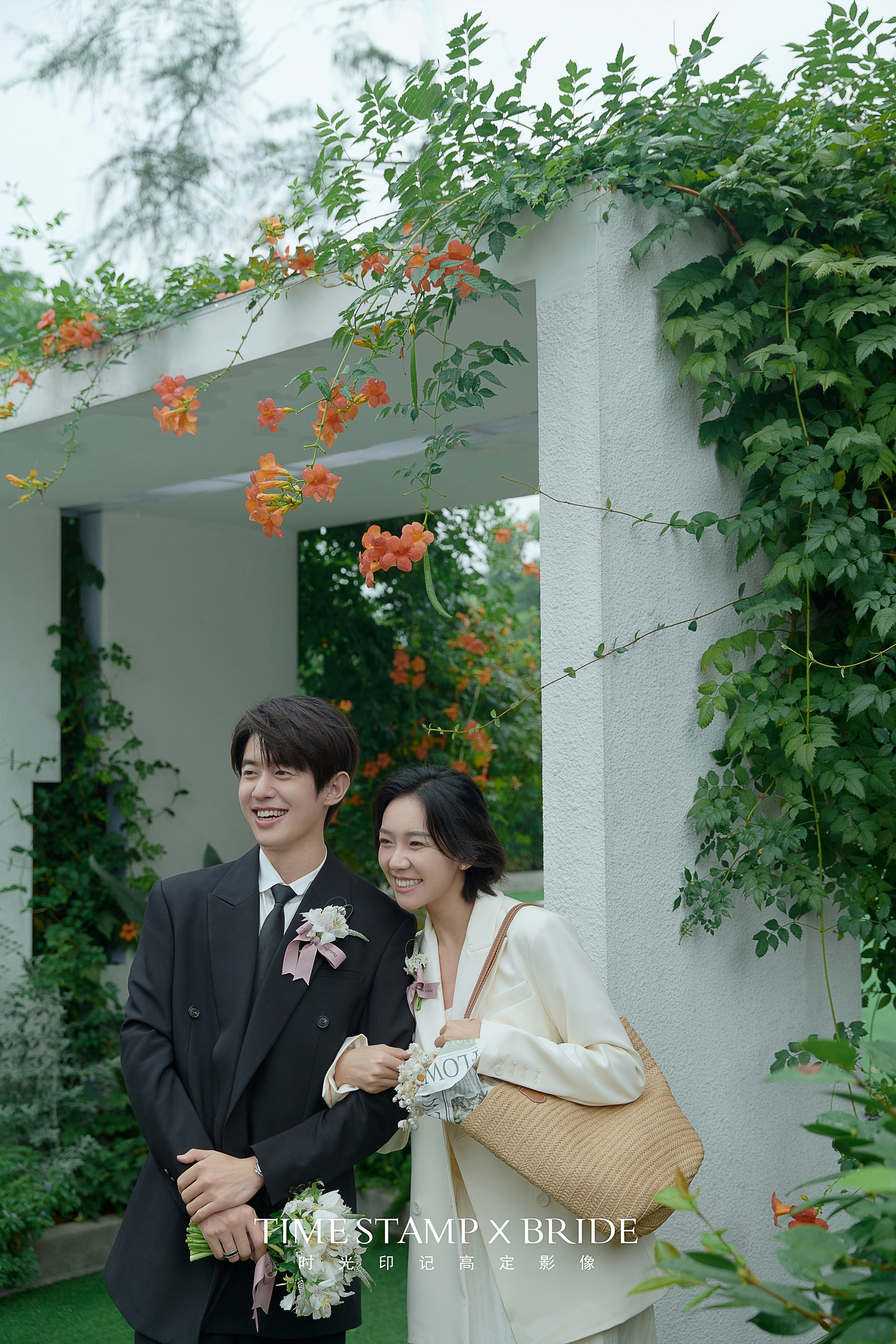 文艺小资必拍❗小清新韩式街拍婚纱照