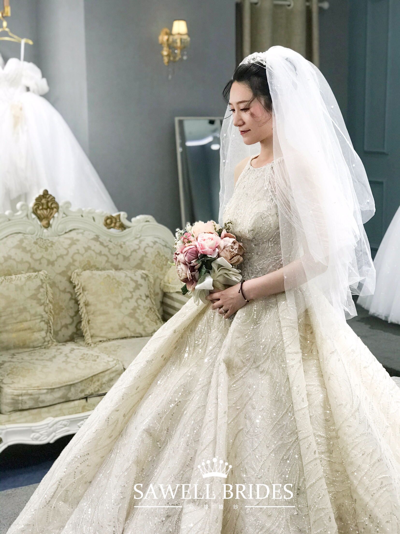 彩緣婚紗超值3套婚紗套選 送伴娘服