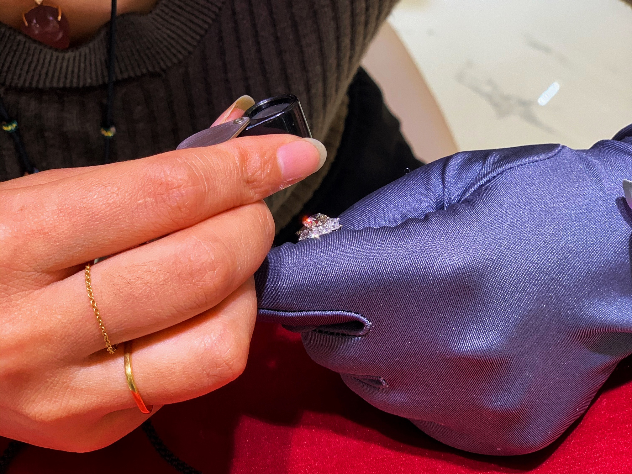 心动定制20分钻石50分钻戒效果芳华女戒