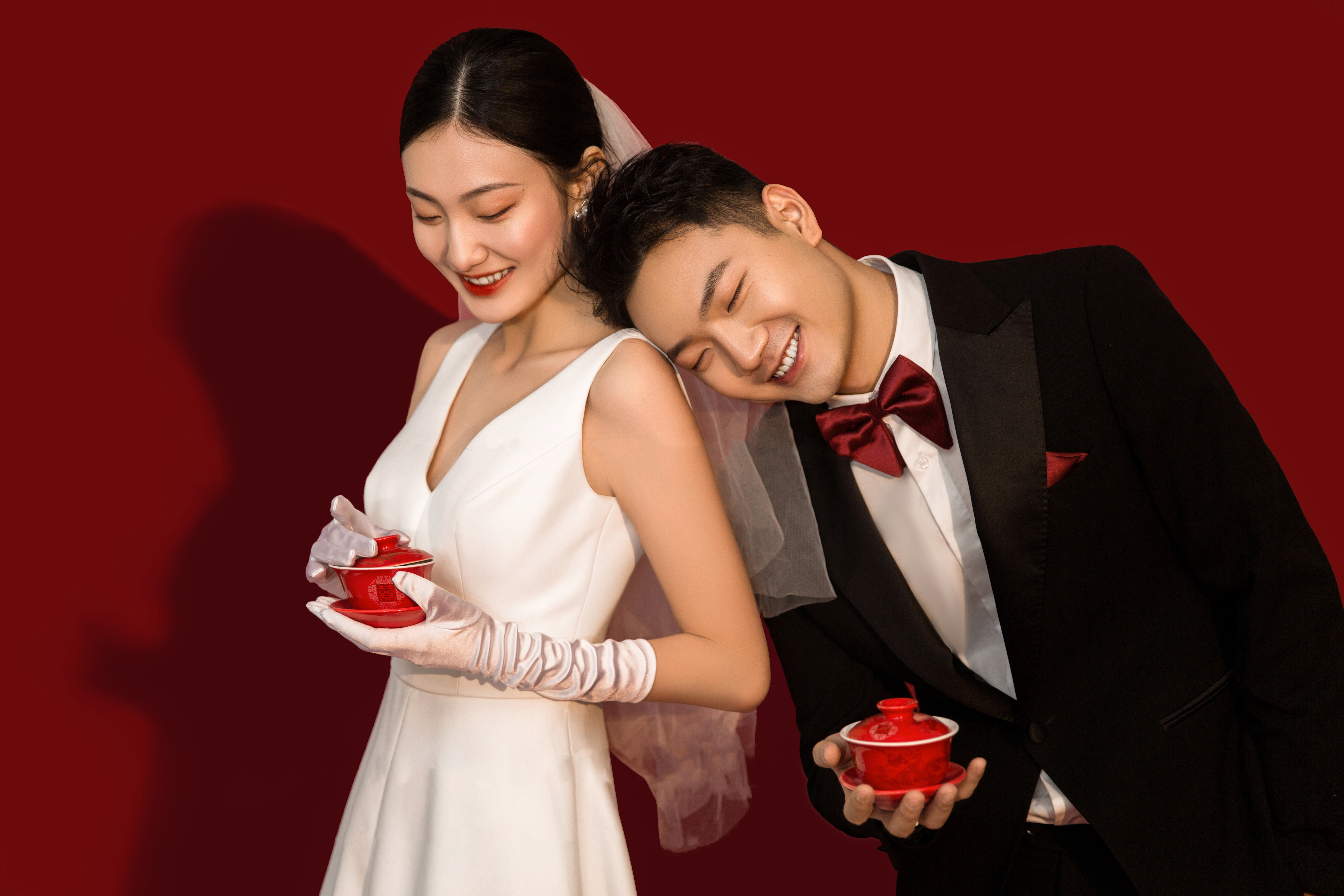 送全新婚纱一套+精修52