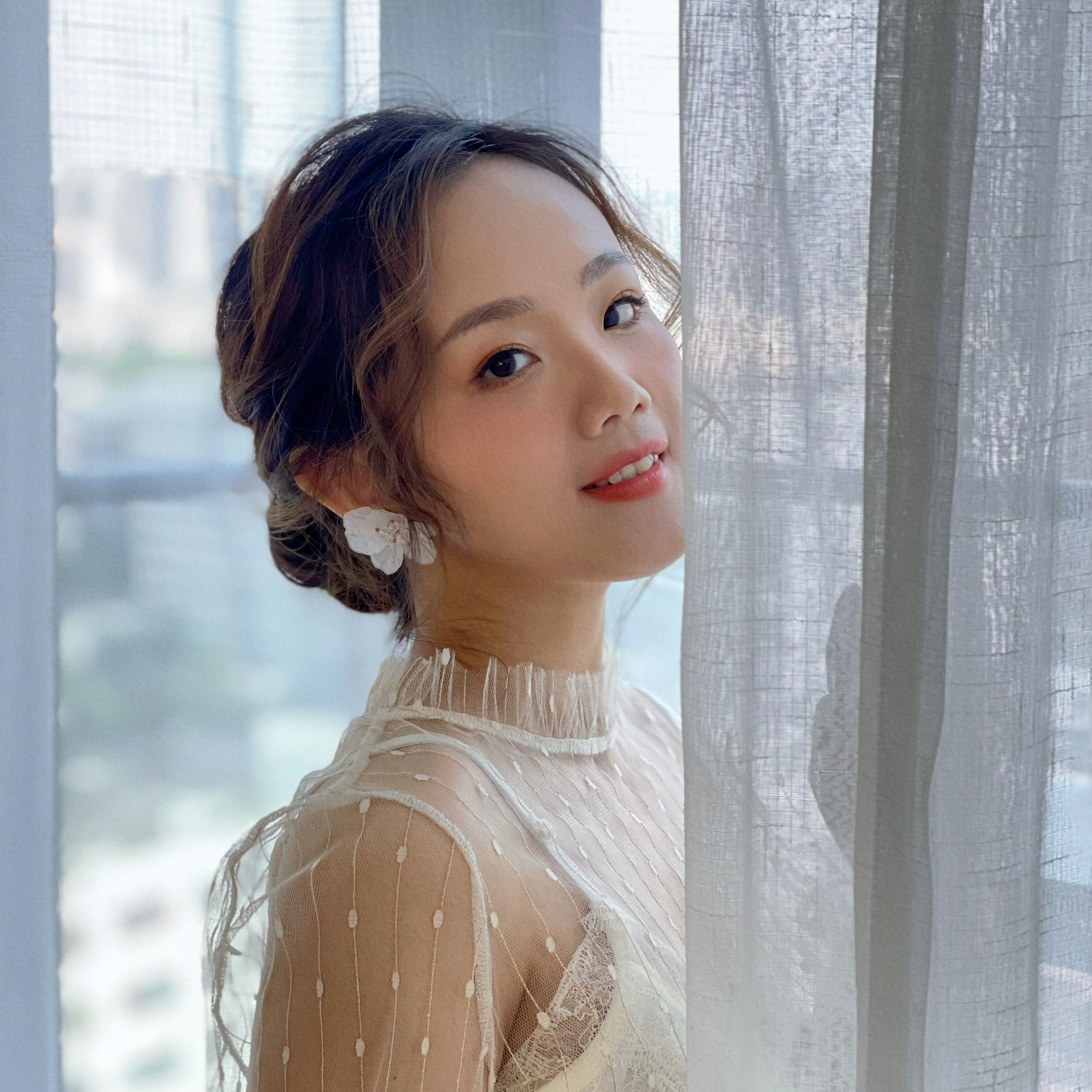 日系浪漫新娘造型设计风格