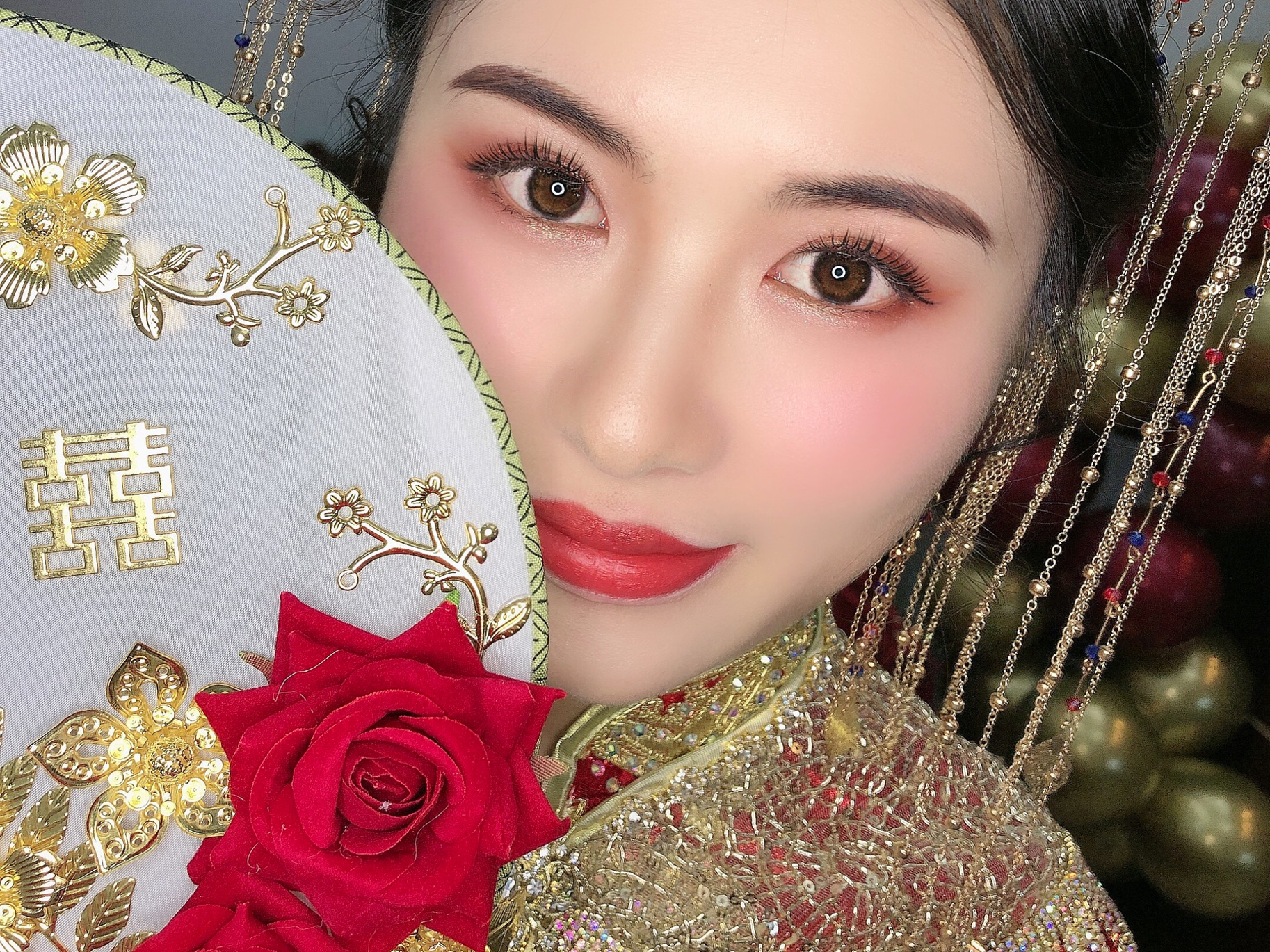 凌晨前新娘妆上门过门妆+造型