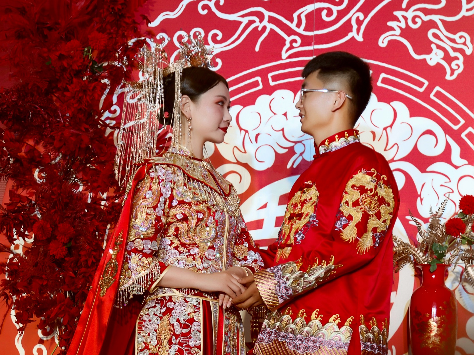 【愛(ài)她婚禮】中式大轎 亭下恩愛(ài)百年