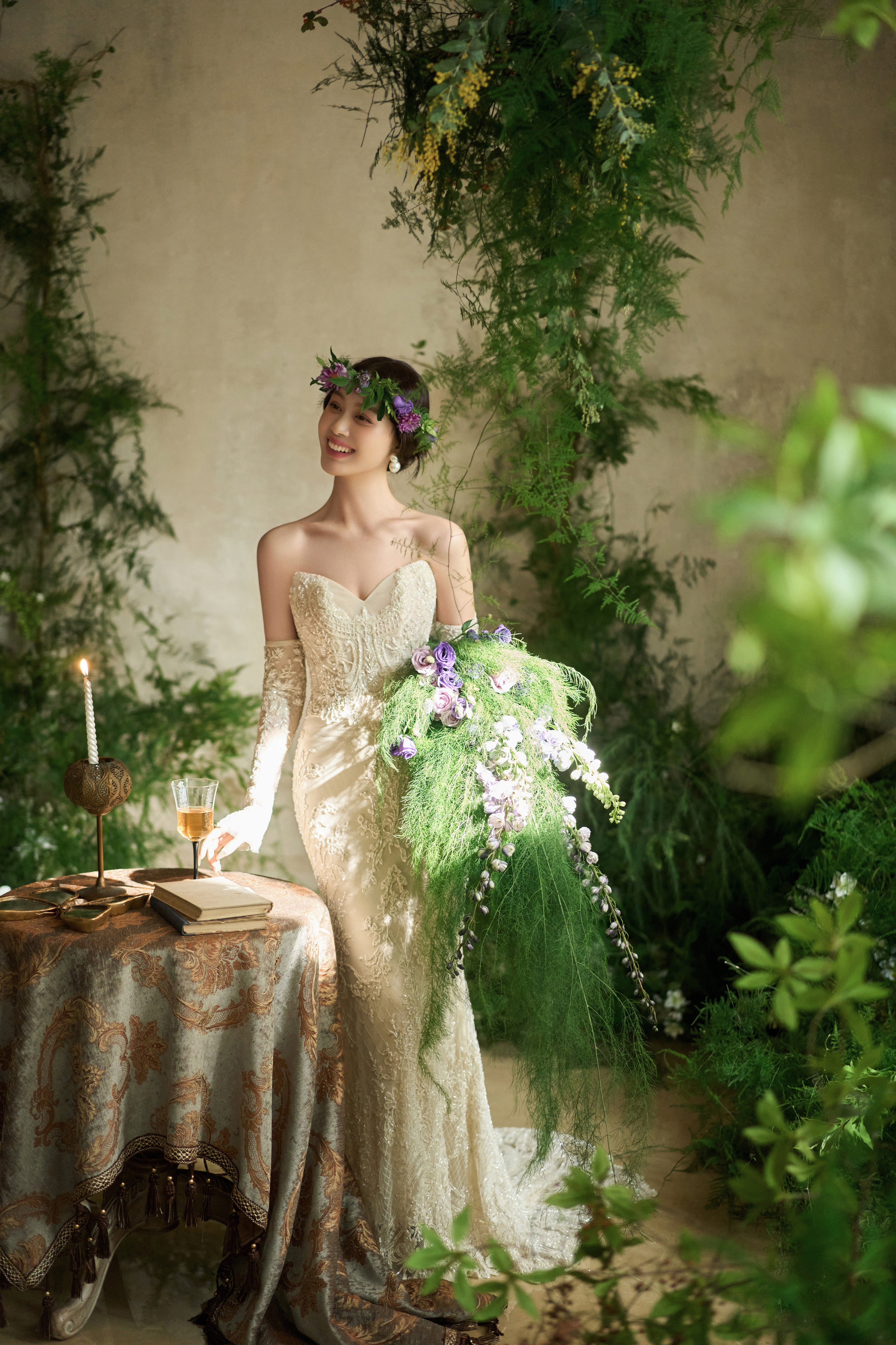 拍3888婚纱照：送婚礼当天跟妆师+秀和+礼服 