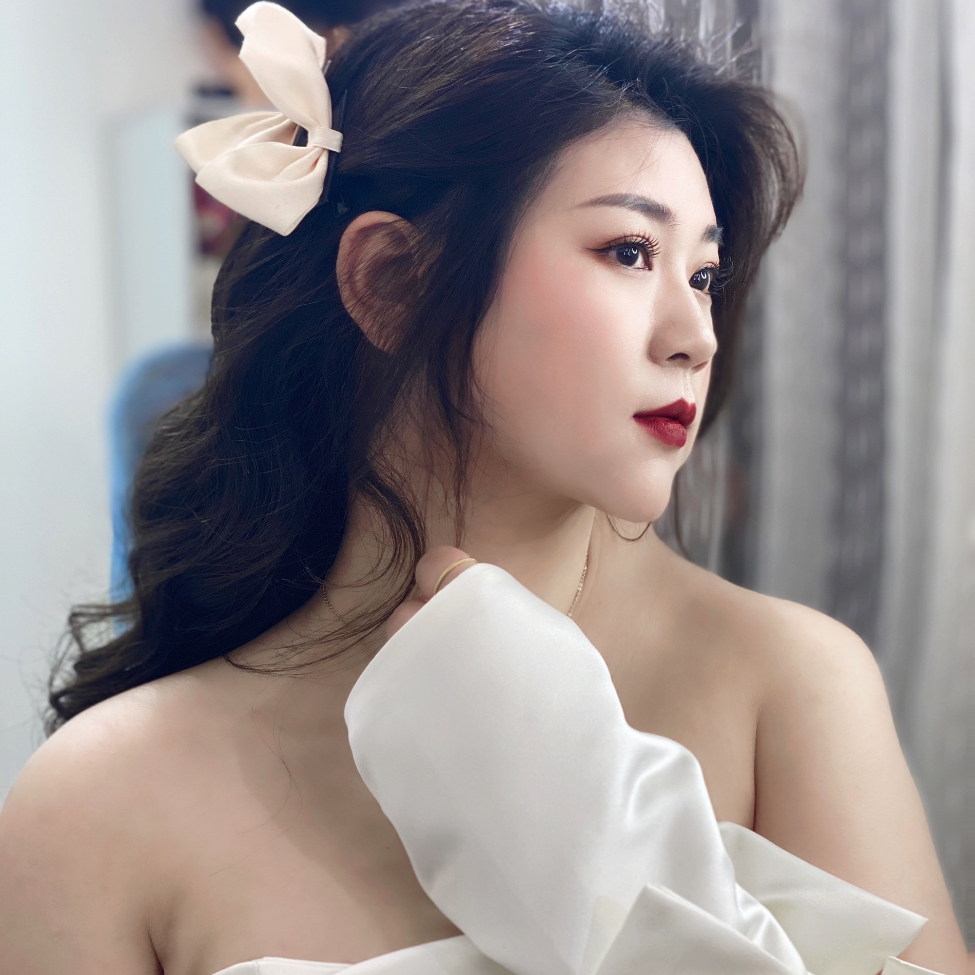 网红ins风日系新娘妆清新 自然裸妆感