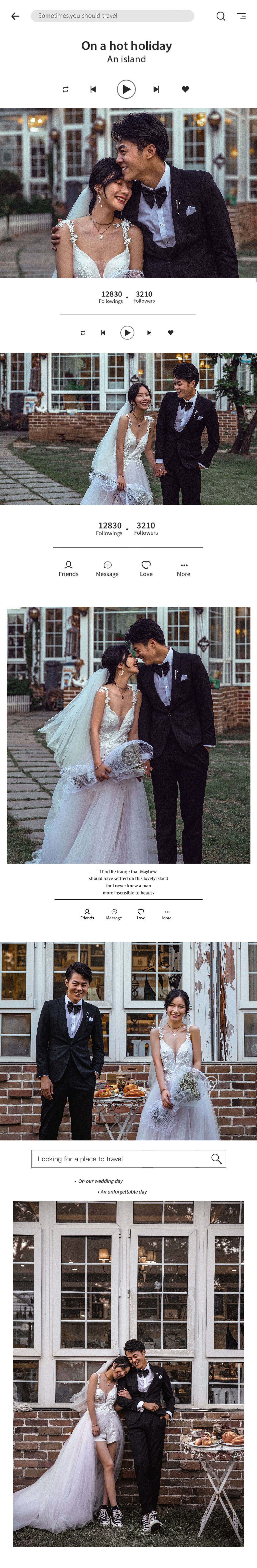 清新唯美|小清新婚纱摄影唯美纪实婚纱照