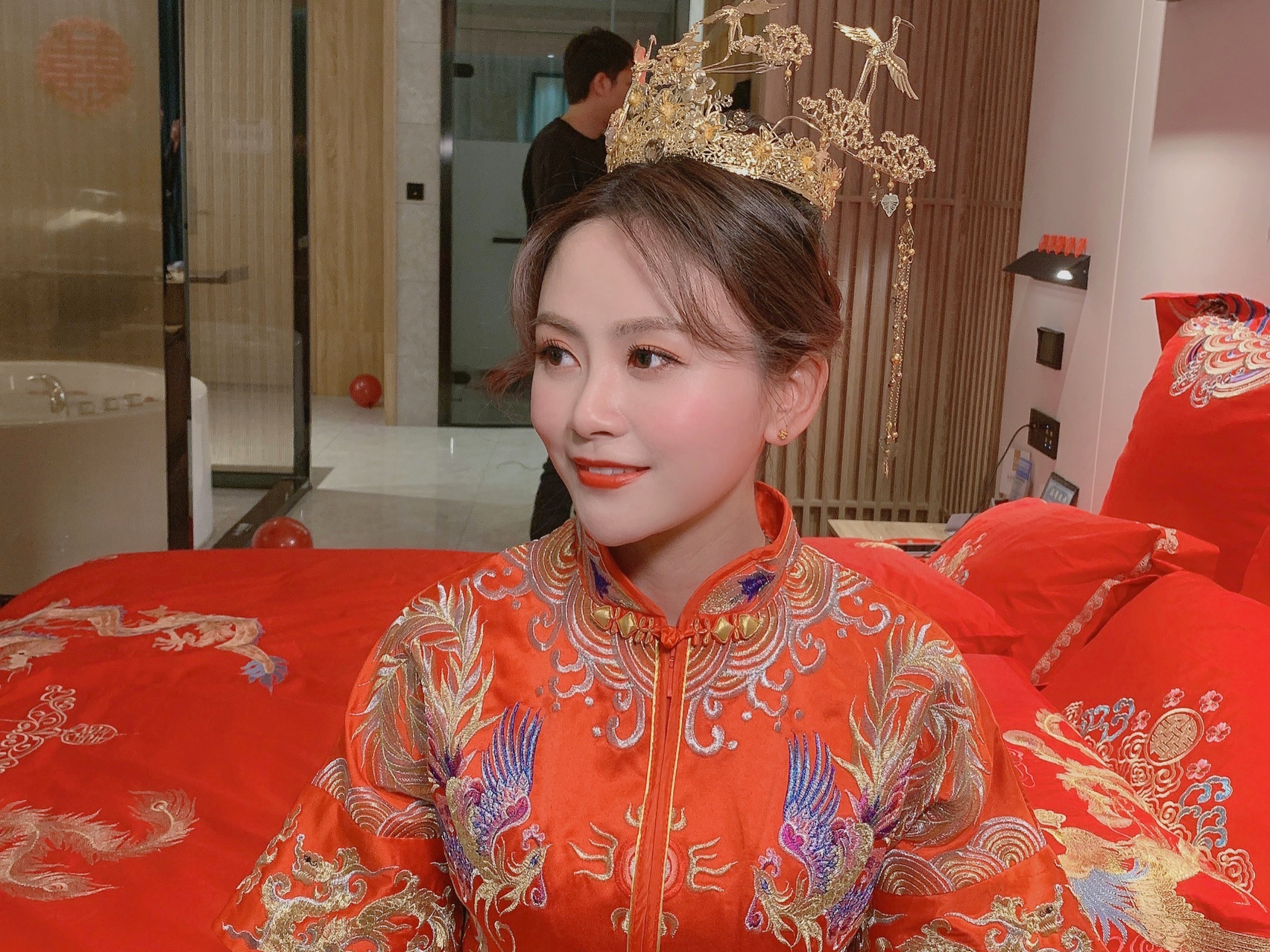 资深化妆师凌晨妆接亲单妆